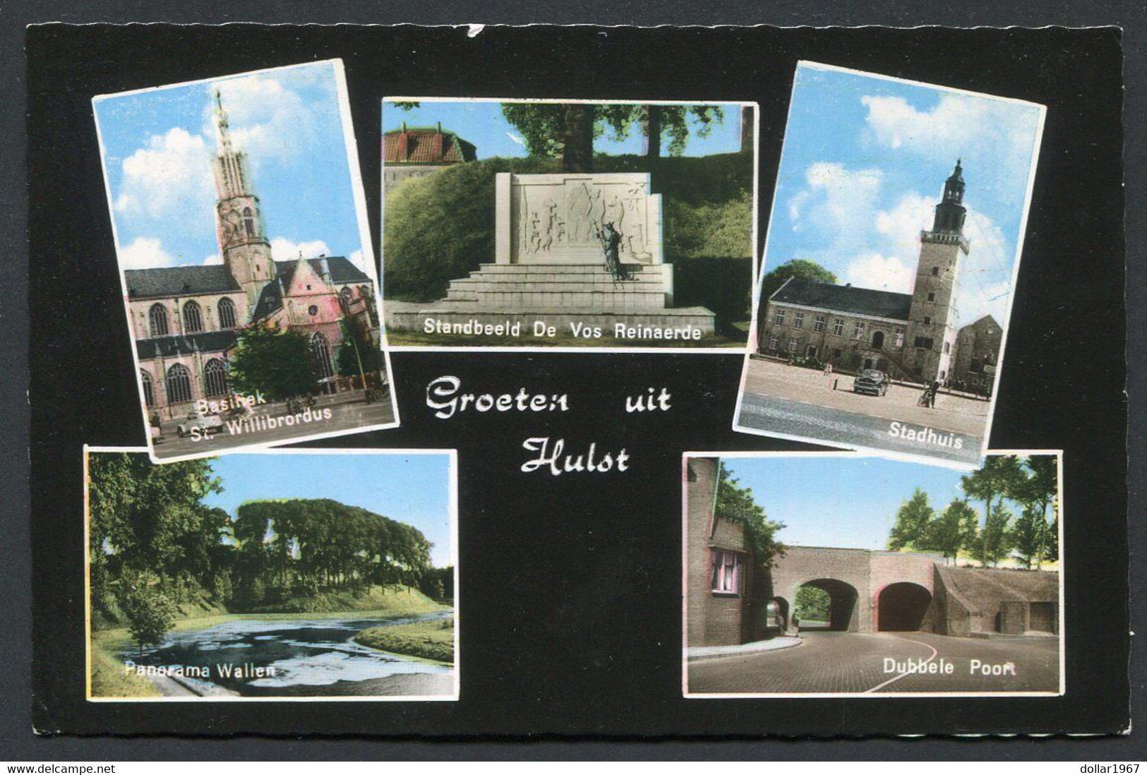 Groetjes Uit Hulst , Vestingstad Provincie Zeeland. + 1968   -  Used ,2 Scans For Condition. (Originalscan !! ) - Hulst