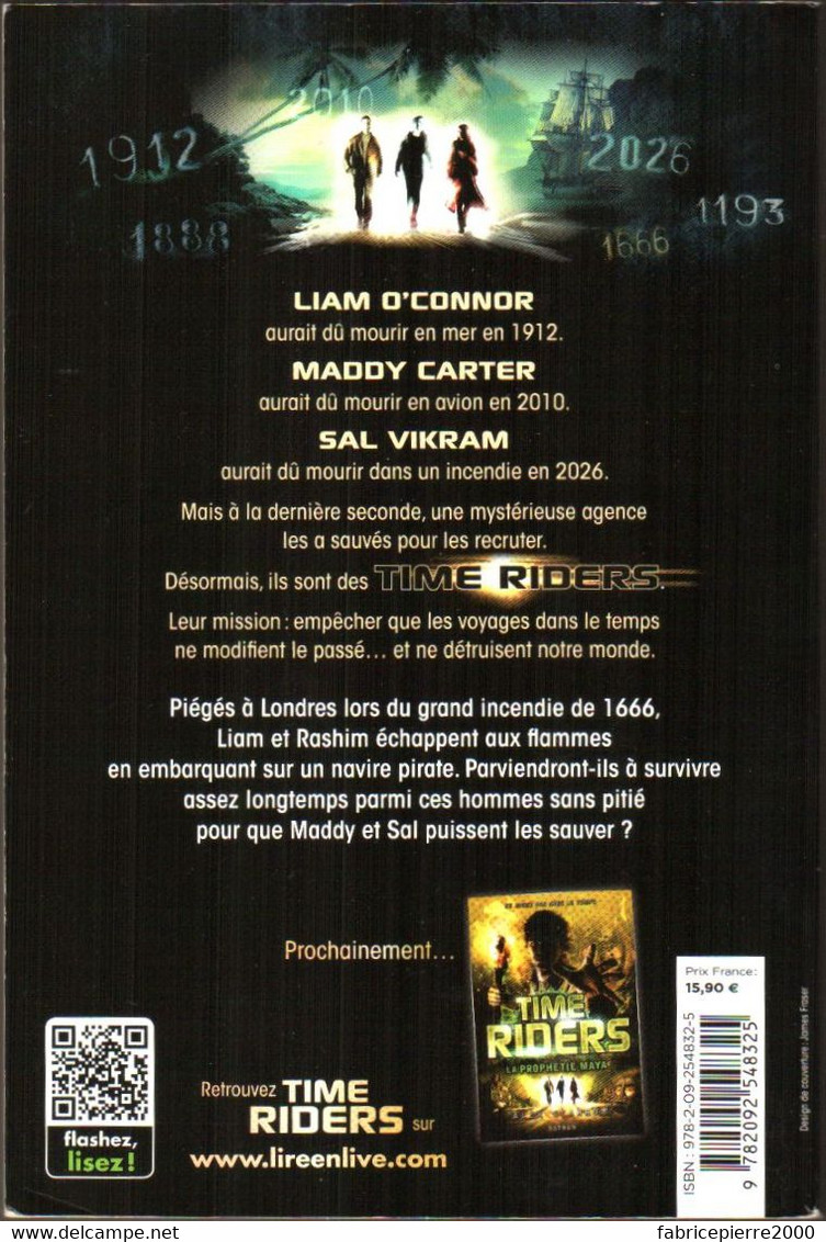 TIME RIDERS Tome 7 Les Seigneurs Des Mers, Roman SF De Alex SCARROW, TBE Grand Format - Ne Jouez Pas Avec Le Temps - Nathan