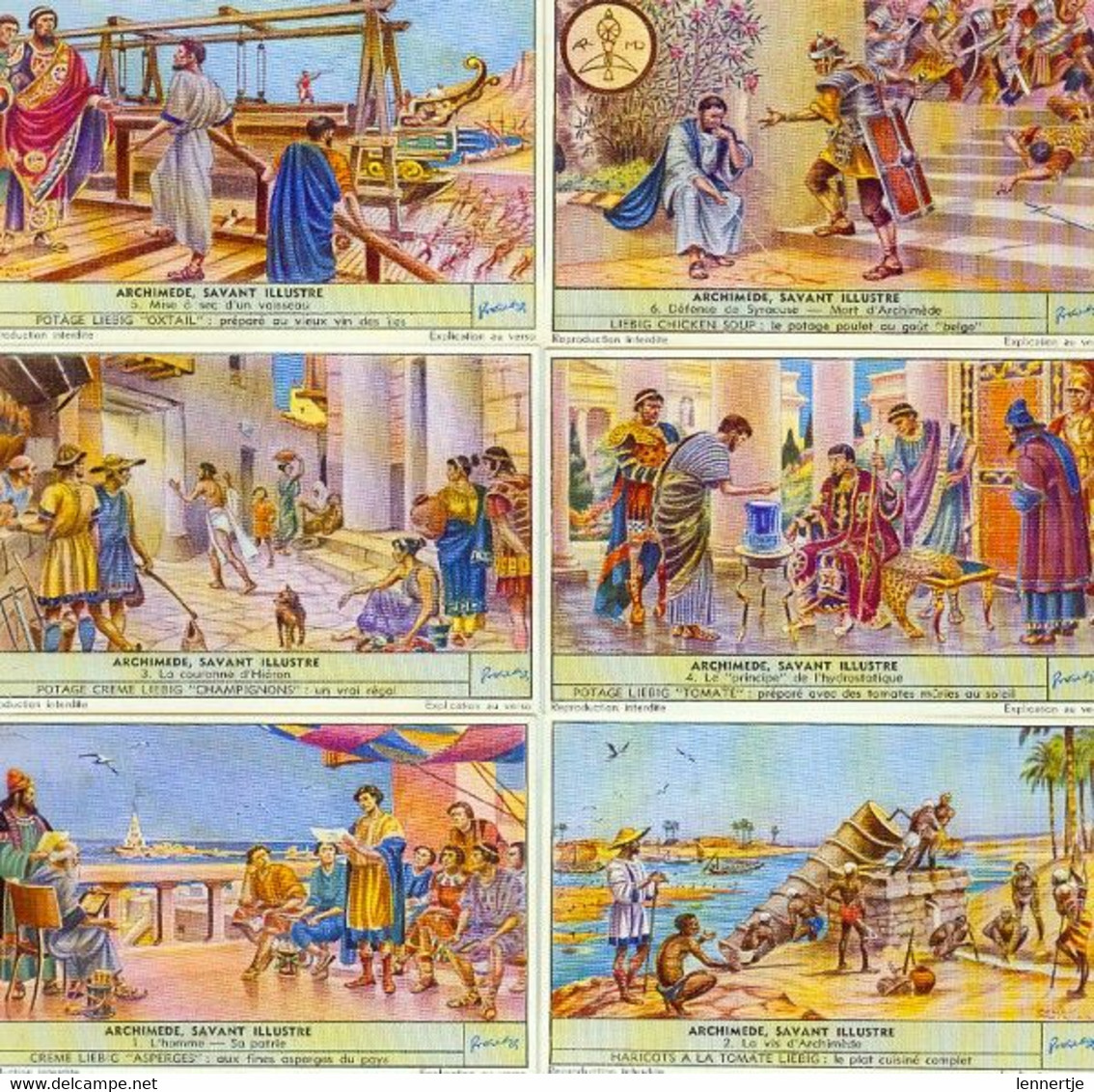 LIEBIG : S_1560 : 'Archimède, Savant Illustre - Autres & Non Classés