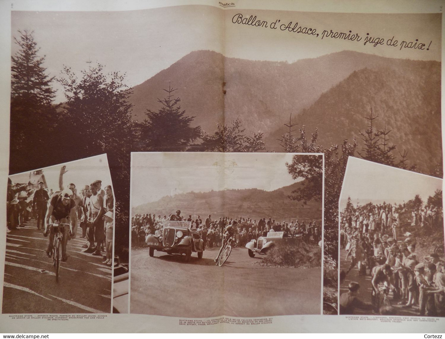 Match L'intran N° 410 Cyclisme Tour De France - Athlétisme Colombes - Pellos... - 1900 - 1949