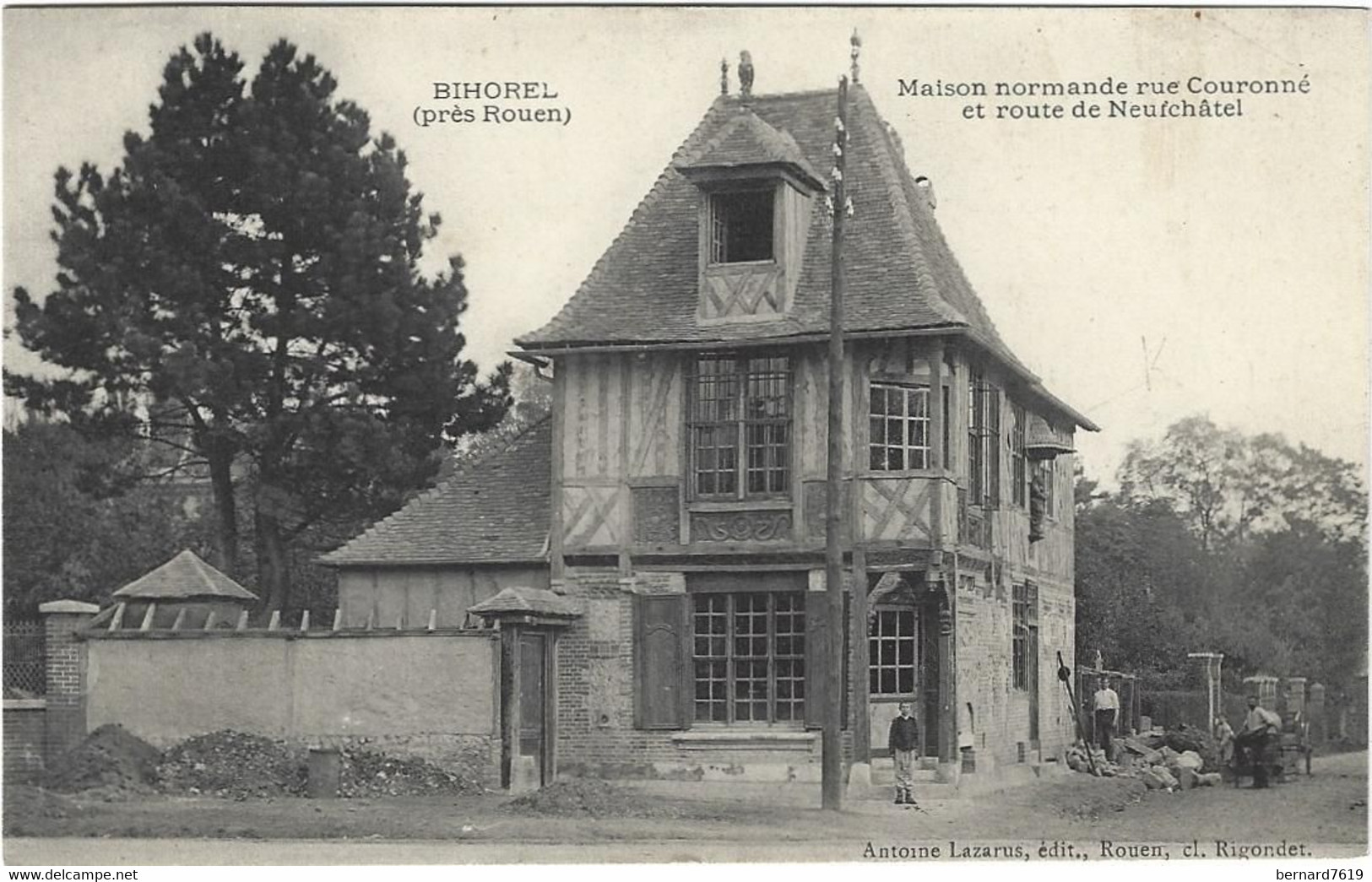 76   Bihorel  -   Maison Normande Rue Couronne Et Route De Neufchatel - Bihorel