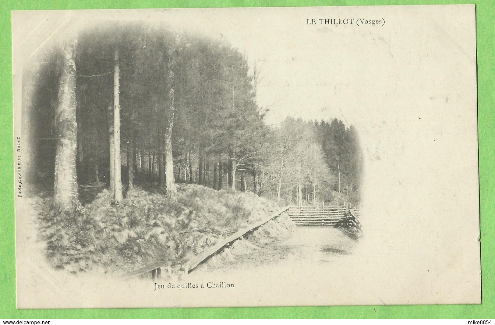 A166  CPA  LE THILLOT (Vosges)  Jeu De Quilles à Chaillon  ++++++++++++++++++ - Le Thillot