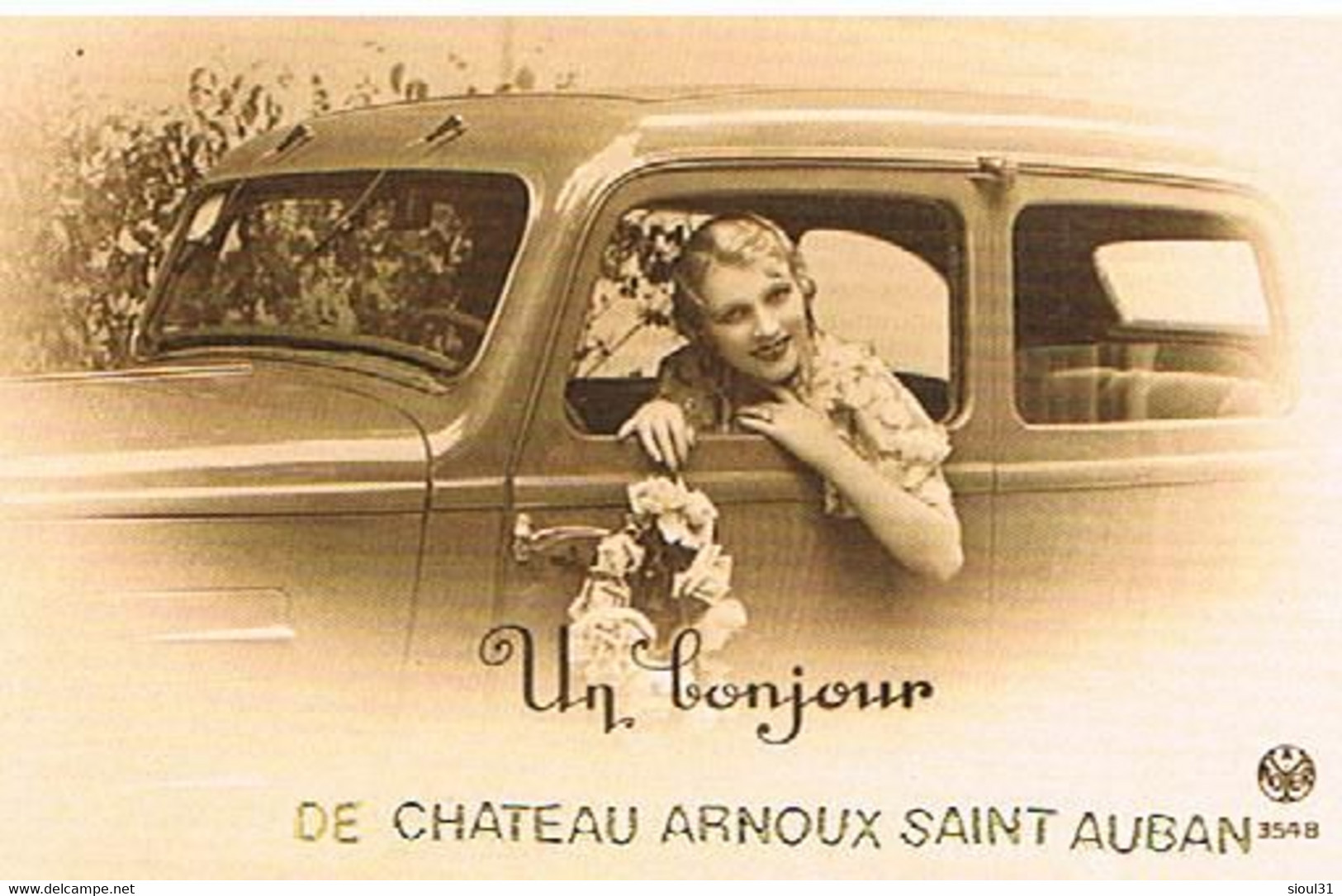 04  UN BONJOUR      DE  CHATEAU  ARNOUX  SAINT AUBAN   CPM  TBE   909 - Autres & Non Classés