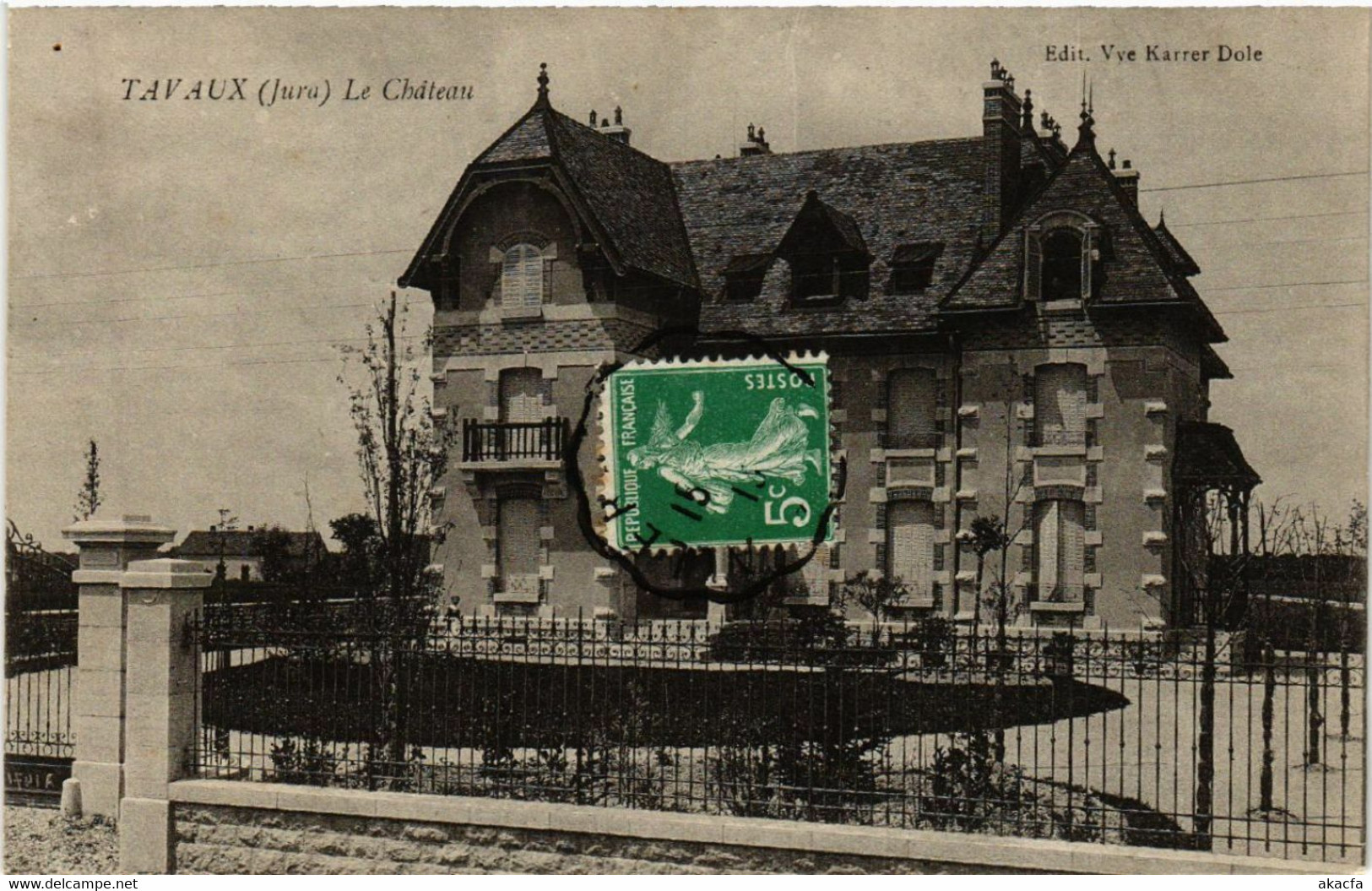 CPA AK TAVAUX Le Chateau (446456) - Tavaux