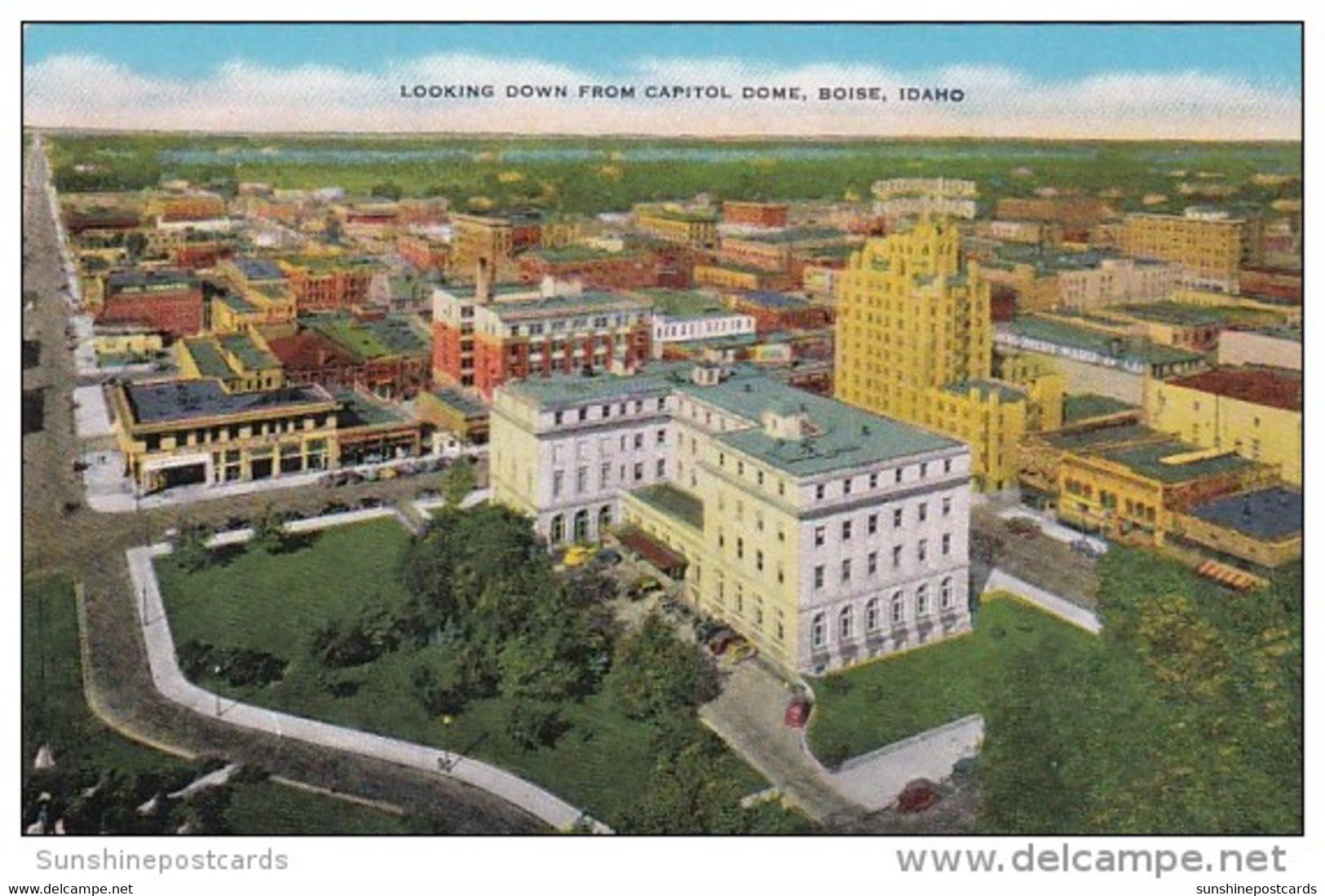 Aerial View Looking Down From Capitol Dome Boise Idaho - Boise