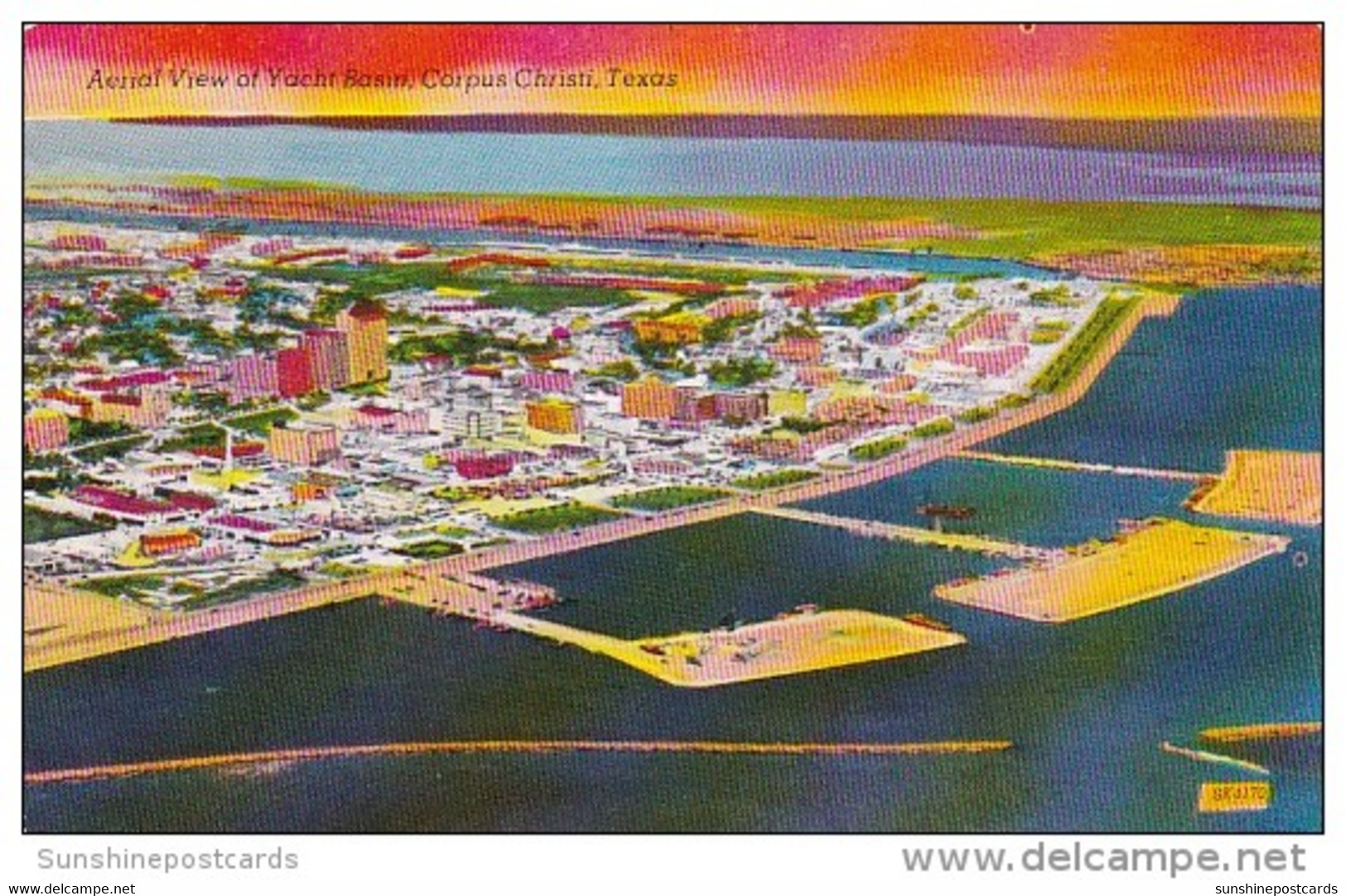 Aerial View Of Yacht Basin Corpus Christi Texas - Corpus Christi