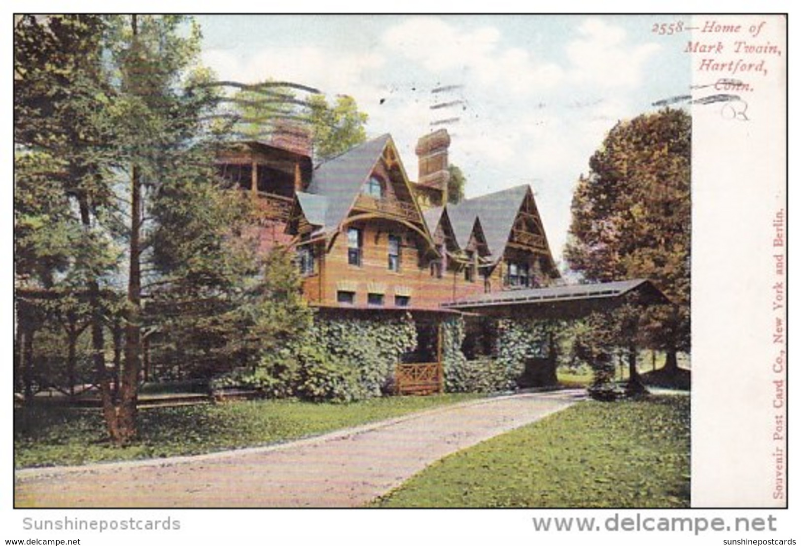 Home Of Mark Twain Hartford Connecticut 1907 - Hartford