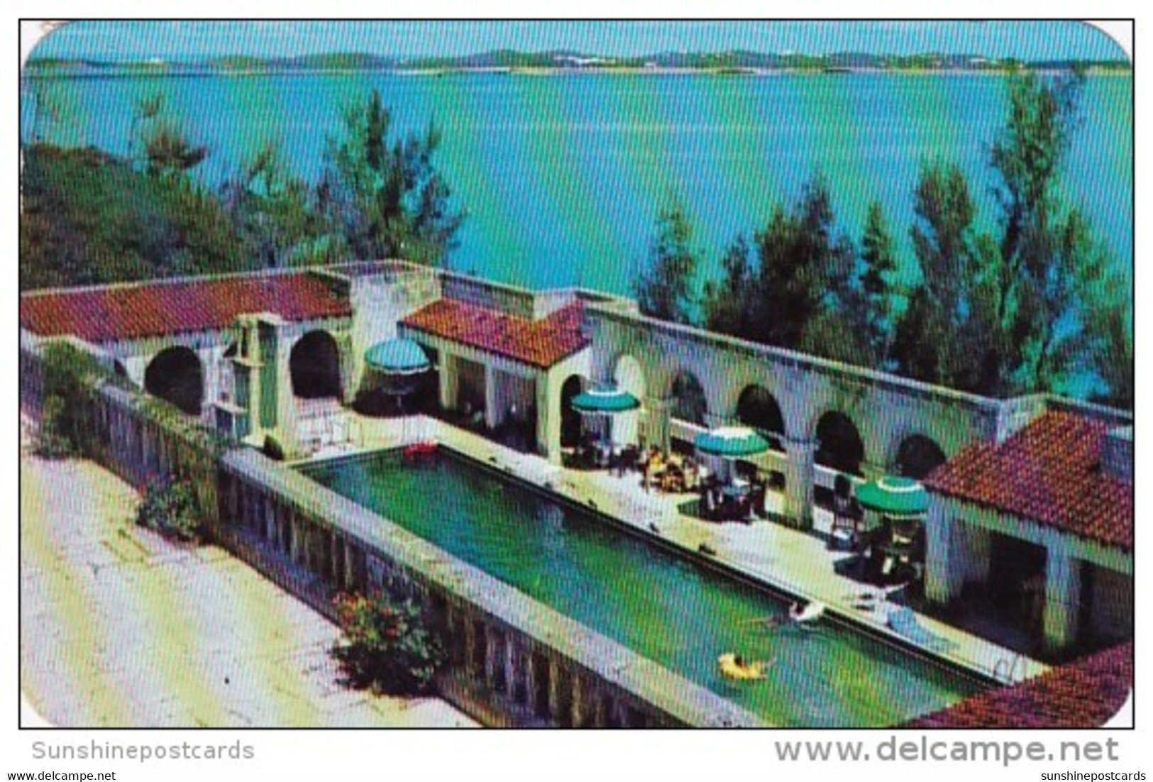 Bermuda Swimming Pool At The Castle Harbour Hotel 1957 - Bermuda