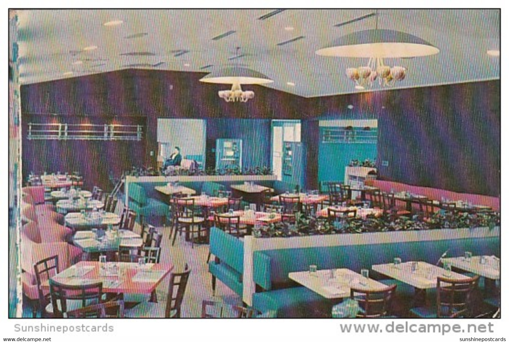Ohio Toledo Interior Holiday House Restaurant 1956 - Toledo