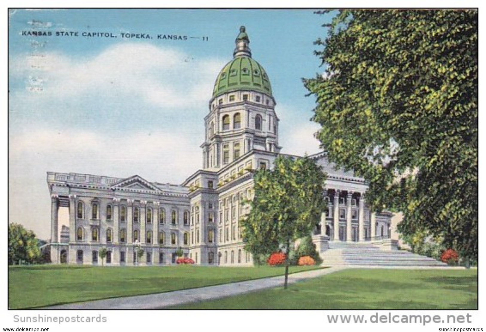 Kansas State Capitol Topeka Kansas 1955 - Topeka