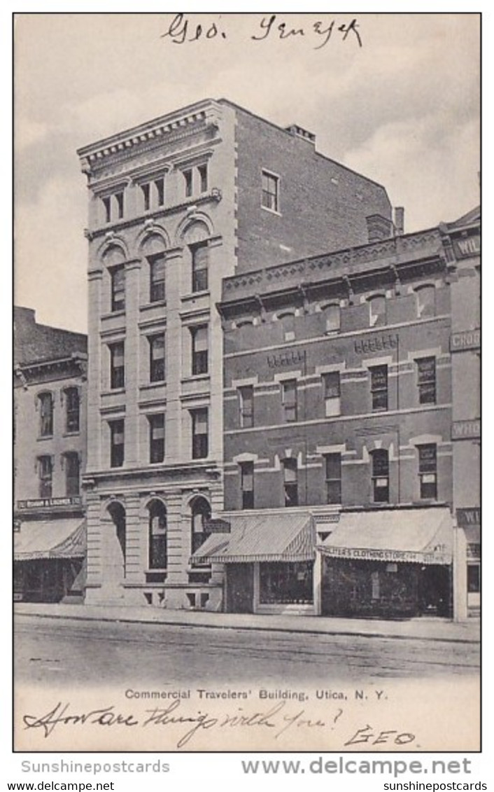 New York Utica Commercial Travelers' Building 1906 - Utica