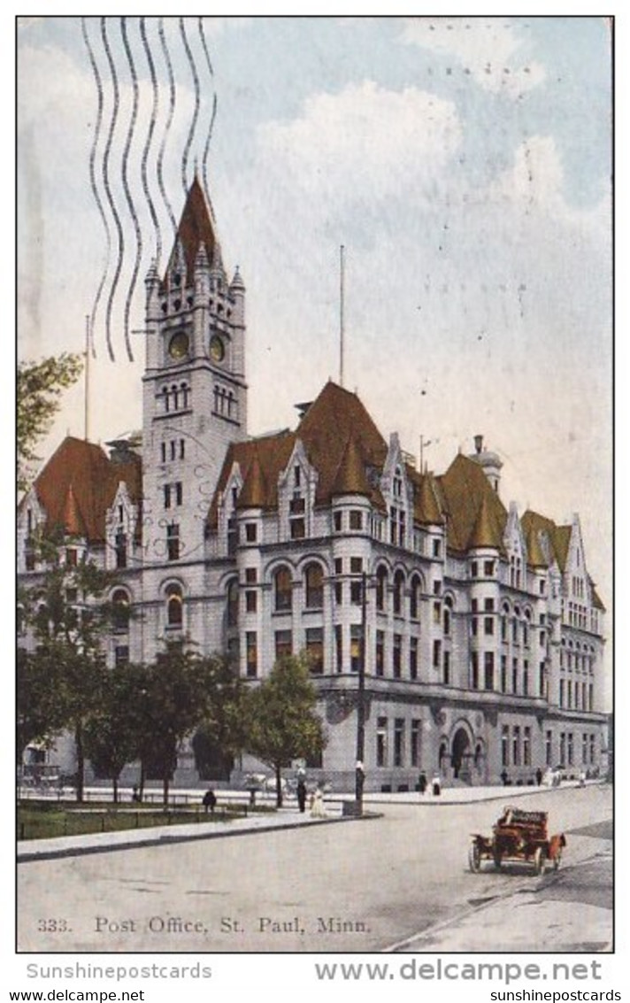 Post Office Saint Paul Minnesota 1909 - St Paul