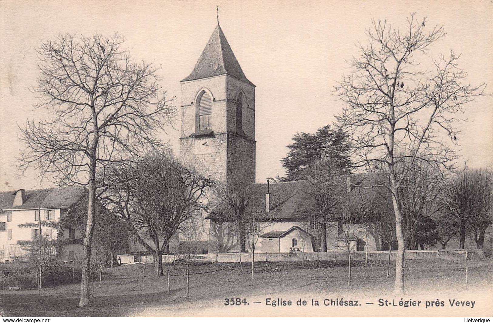 Eglise De La Chiésaz St Légier Près Vevey - 1912 - Vevey