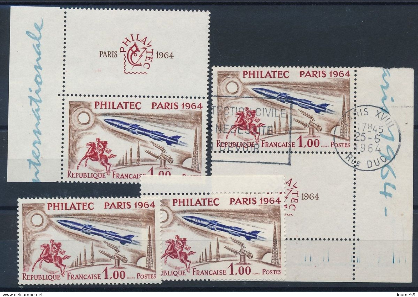 EC-1078: FRANCE: Lot Avec "Philatec" **/obl - Nuevos