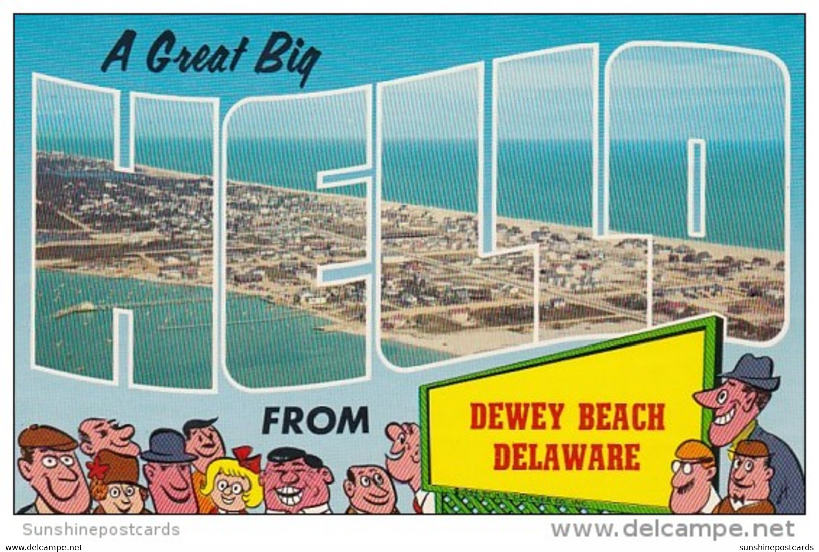 Delaware Great Big Hello From Dewey Beach - Autres & Non Classés