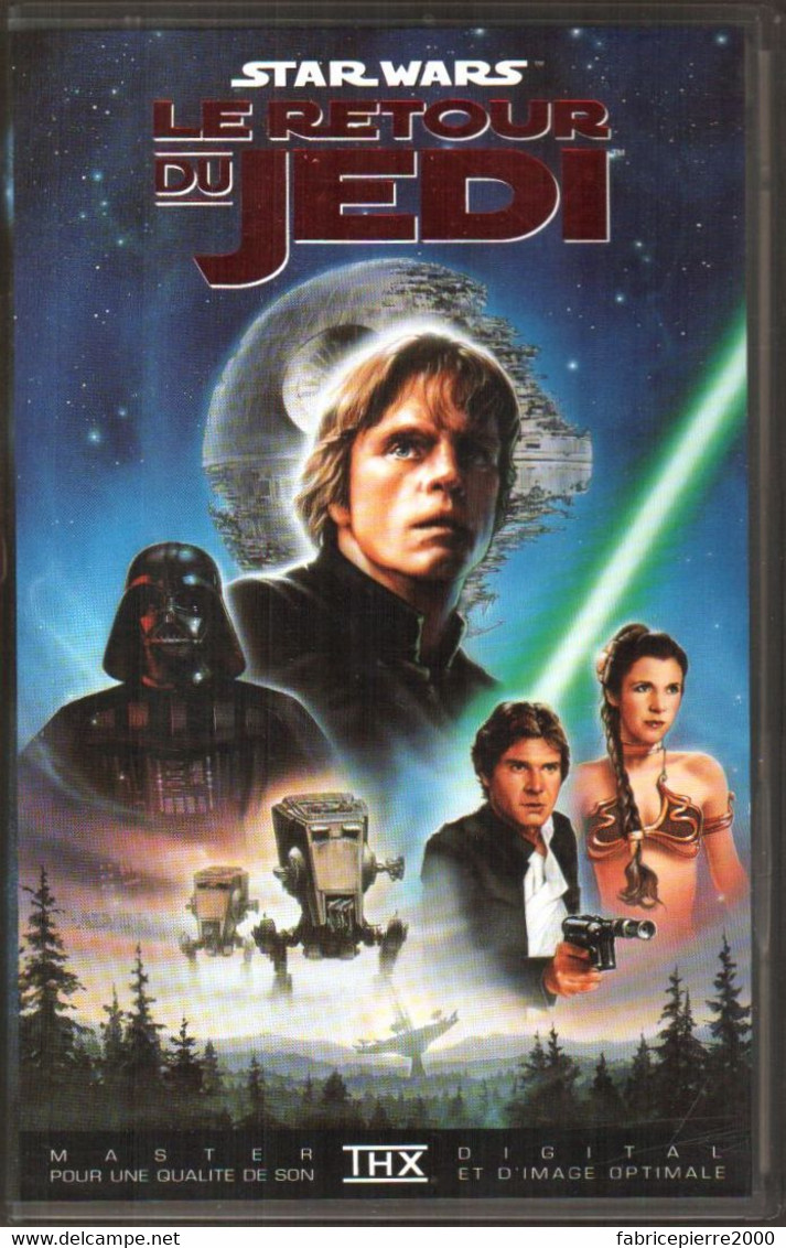 STAR WARS La Guerre des Etoiles 3 K7 remastérisées THX 1995 Un nouvel Espoir, L'Empire contre-attaque, Le Retour du Jedi