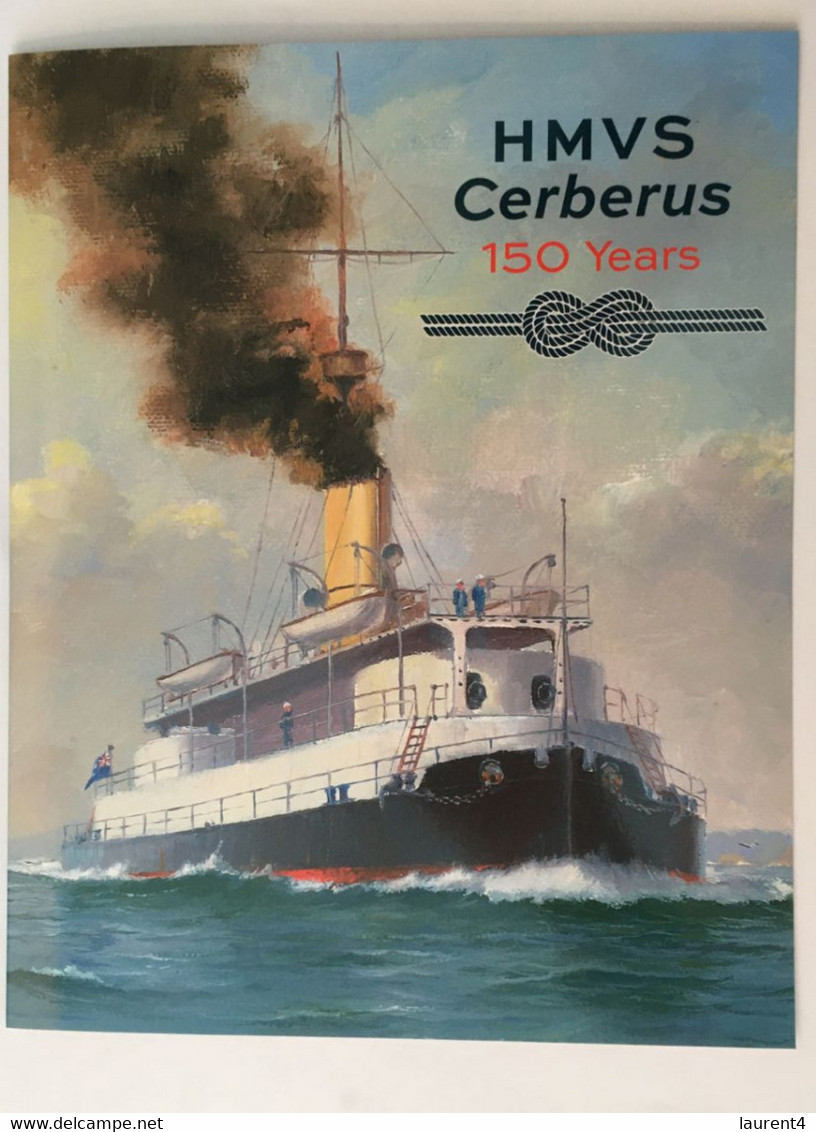 12-9-2021 - Australia - 150th Of HMVS Cerberus -1 Presetation Folder + 1 FDI 22nd March 2021 Cover - Presentation Packs