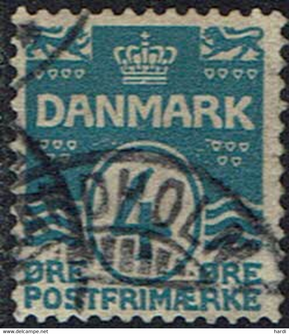 Dänemark 1905,MiNr 45A, Gestempelt - Used Stamps