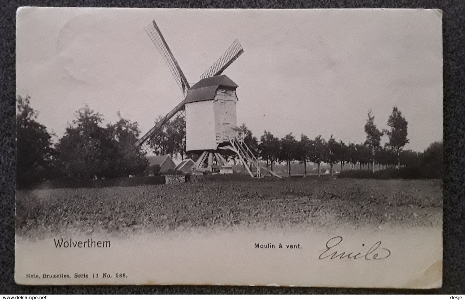 Meise Wolvertem Wolverthem Moulin á Vent Windmolenkouter 1686-1914 - Meise