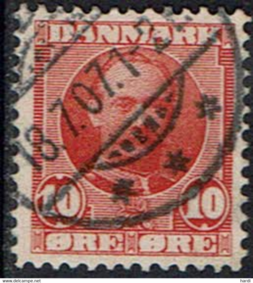 Dänemark 1907, MiNr 54, Gestempelt - Used Stamps