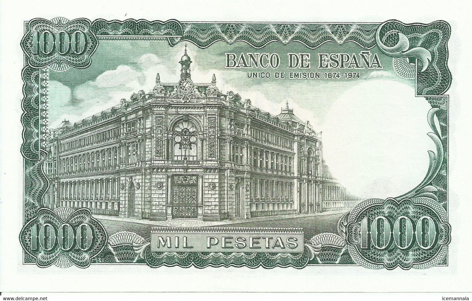 ESPAÑA, BILLETE  DE   1000  PESETAS, EMISION  17/9/1971,  SC - 1000 Pesetas