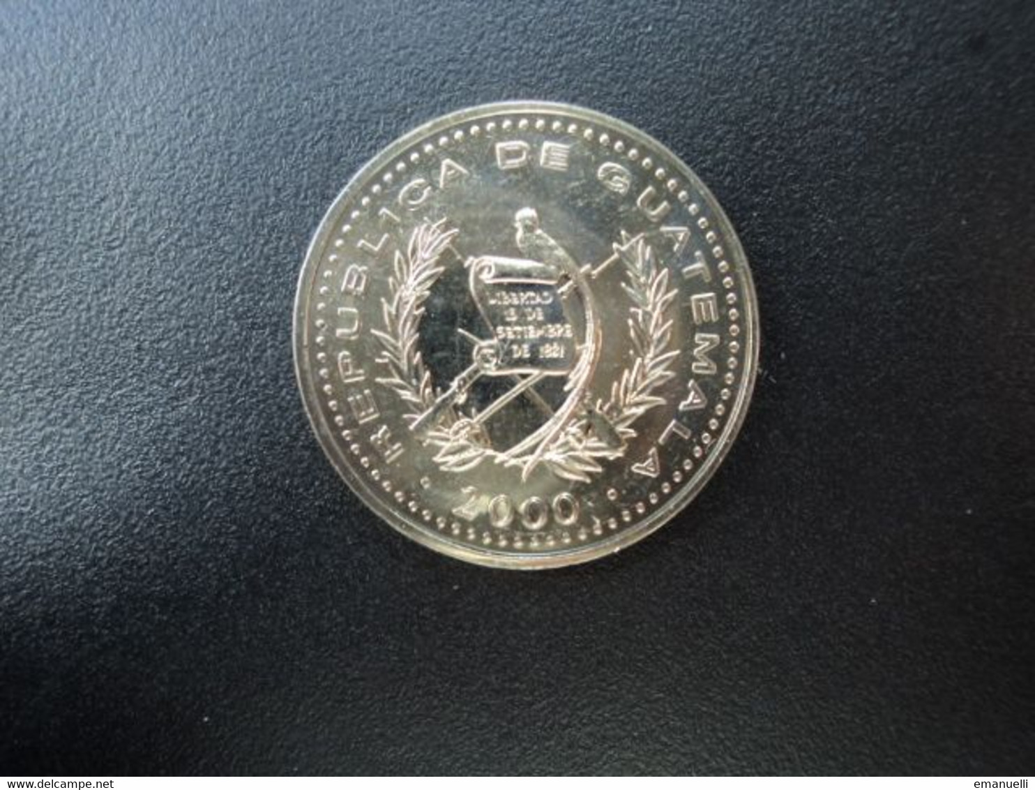 GUATEMALA * : 25 CENTAVOS   2000    Tranche B ***    KM 278.6     NON CIRCULÉE  ** - Guatemala