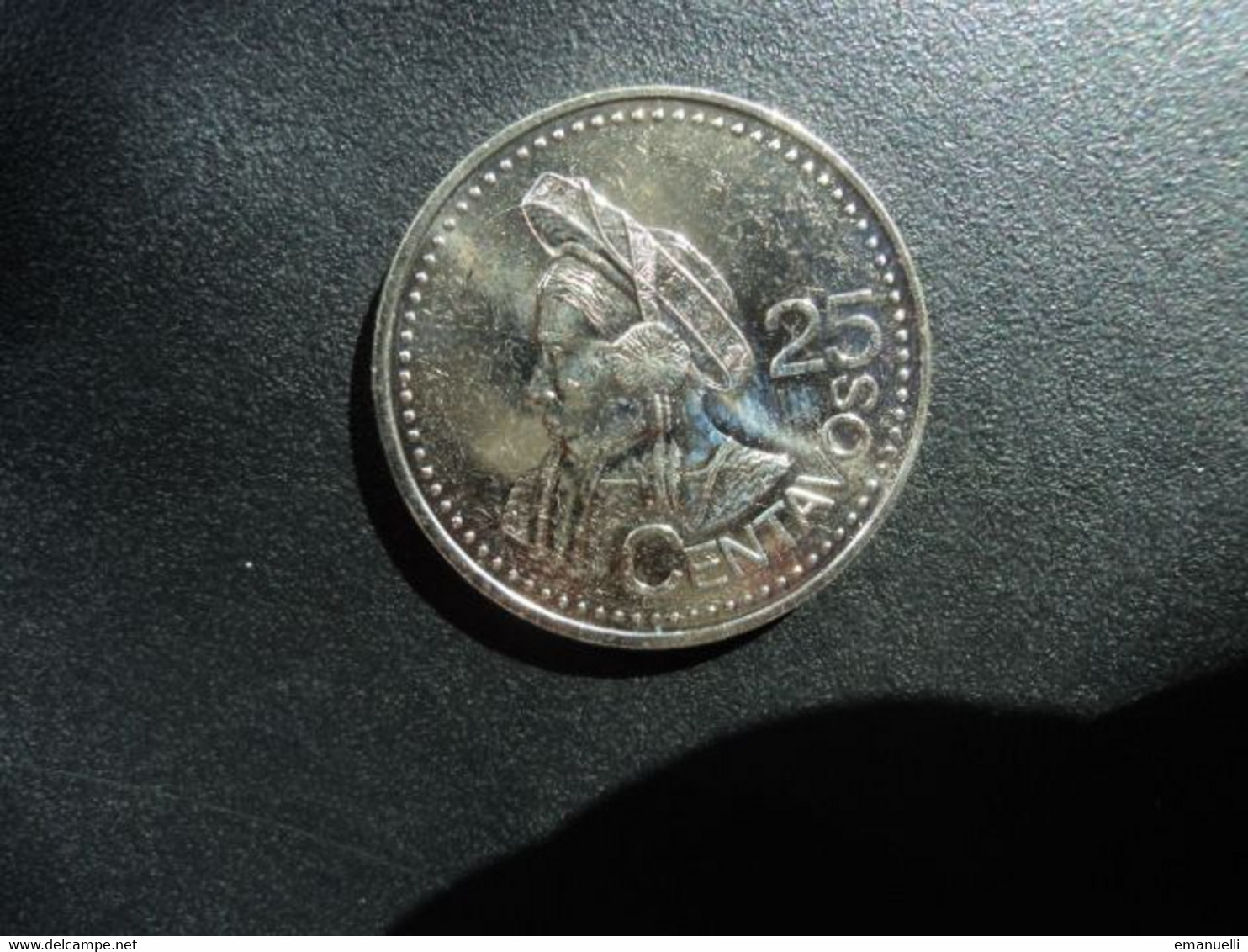 GUATEMALA * : 25 CENTAVOS   2000    tranche B ***    KM 278.6     NON CIRCULÉE  **