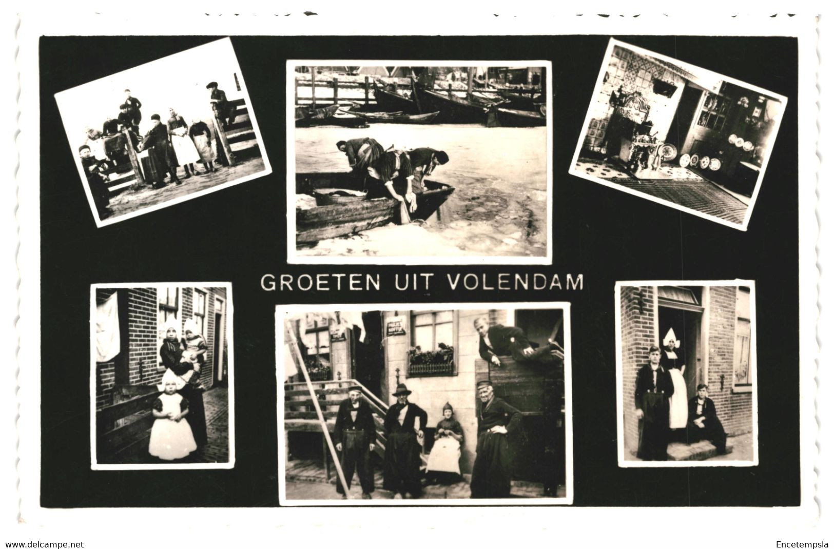 CPA - Carte Postale - Pays Bas Volendam- Groeten Uit Volendam Multi Vues VM37427 - Edam