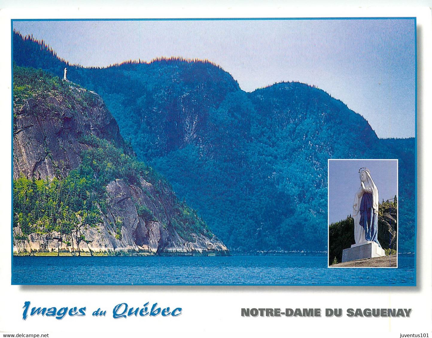 CPSM Images Du Québec-Notre Dame Du Saguenay-Beau Timbre-Carte Format 17x12  L924 - Saguenay