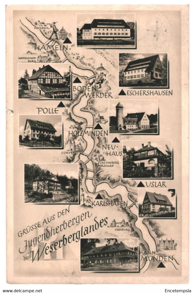 CPA - Carte Postale - Germany-Grüsse Aus Den Jugendherbergen Weserberglandes 1937VM37432 - Uslar