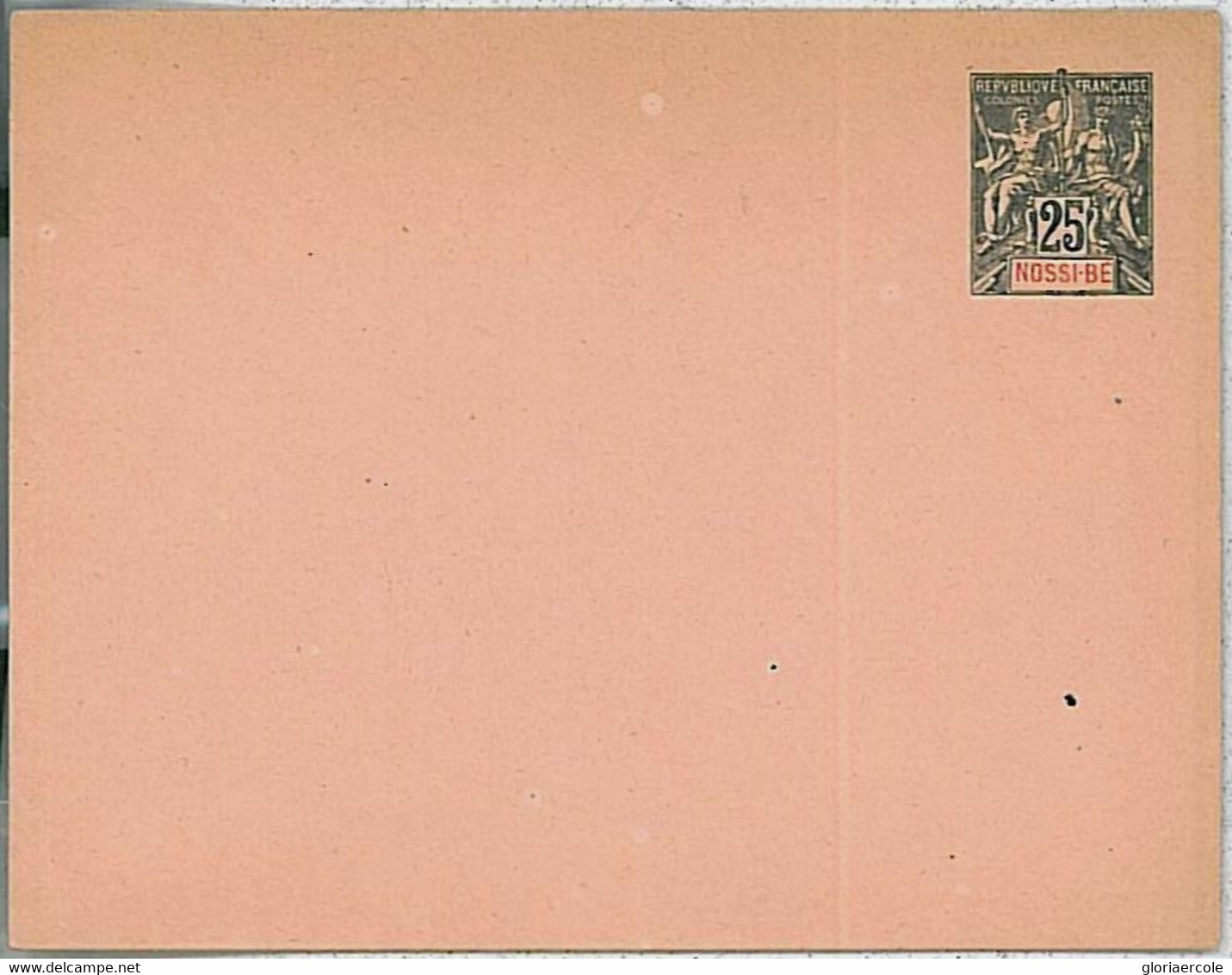 24176  - MADAGASCAR: Nossi Be - Postal History - POSTAL STATIONERY COVER - Cartas & Documentos