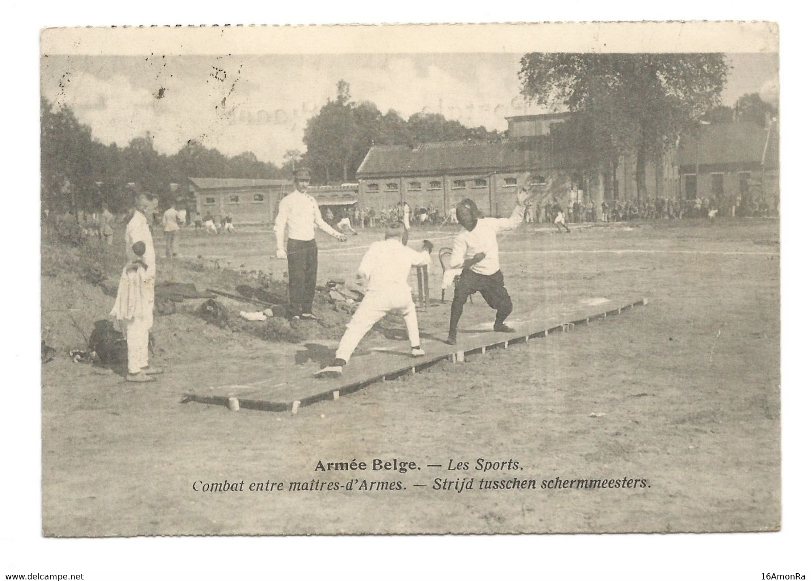 C.P. De BRASSCHAET (Belgium) - Armée Belge - Les Sports Combat Entre Maîtres D'Armes ESCRIME  - W.1444 - Escrime