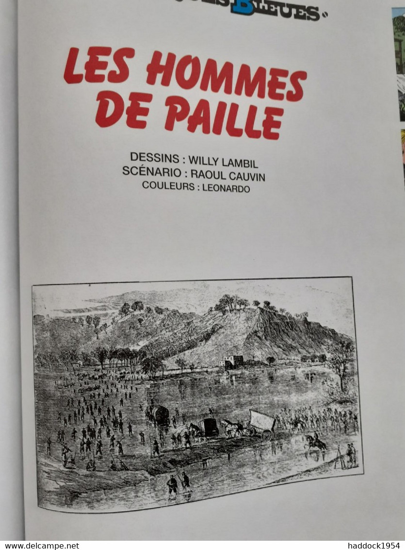 Les Hommes De Paille WILLY LAMBIL RAOUL CAUVIN Dupuis 1998 - Tuniques Bleues, Les