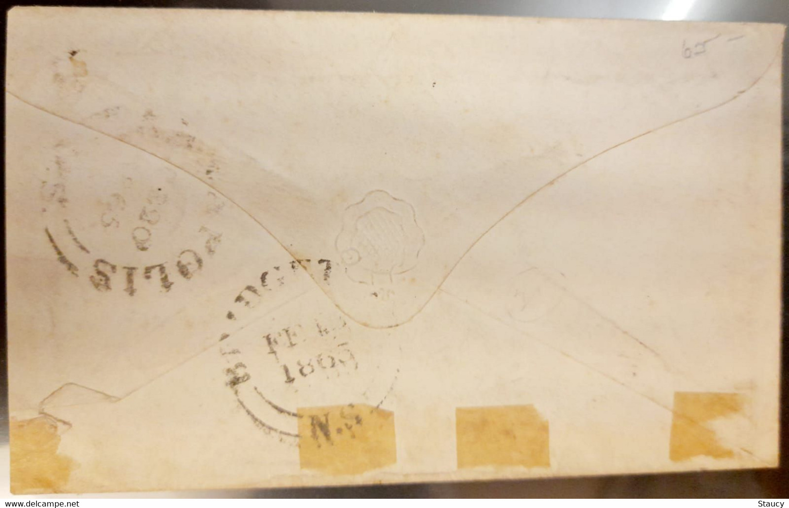 Canada Nova Scotia 1865 QV 10 D / Cents On COVER RARE FRANKINGS With Nice POSTMARKS Cover As Per Scan - Cartas & Documentos