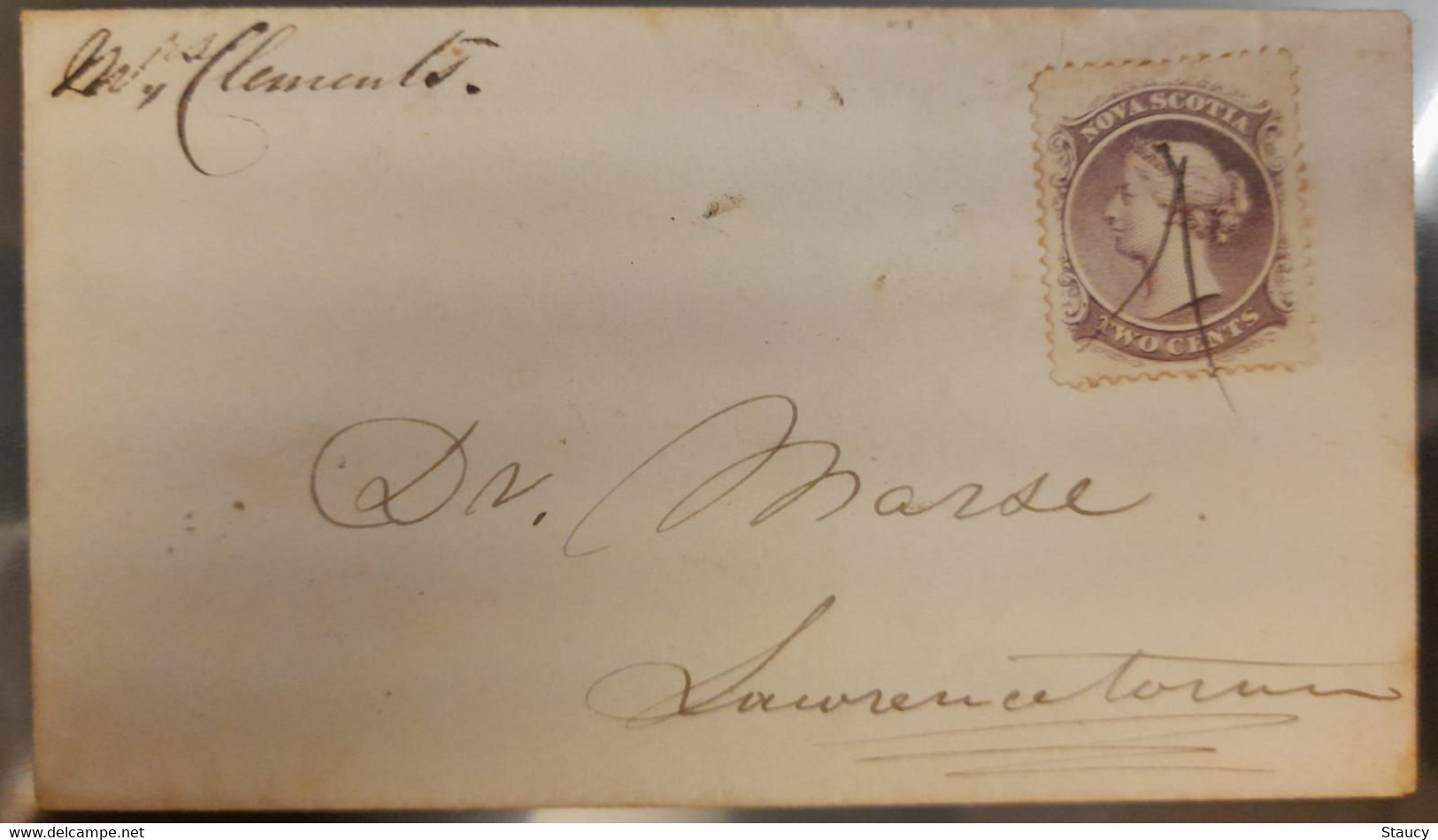 Canada Nova Scotia 1867 QV 2 D / Cents On COVER RARE FRANKINGS With Nice POSTMARKS Cover As Per Scan - Lettres & Documents