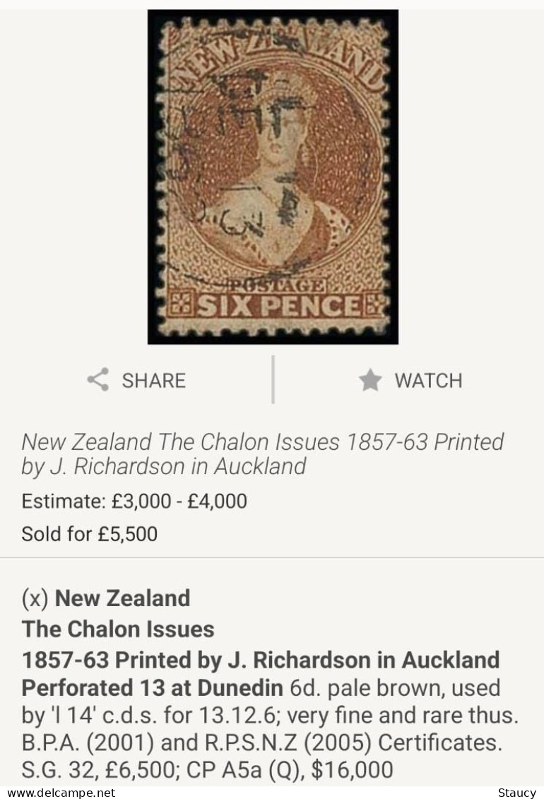 New Zealand 1869 QV 6d Chalon issue printed by J. Richardson in Auckland on COVER with nice POSTMARKS Cover as per scan