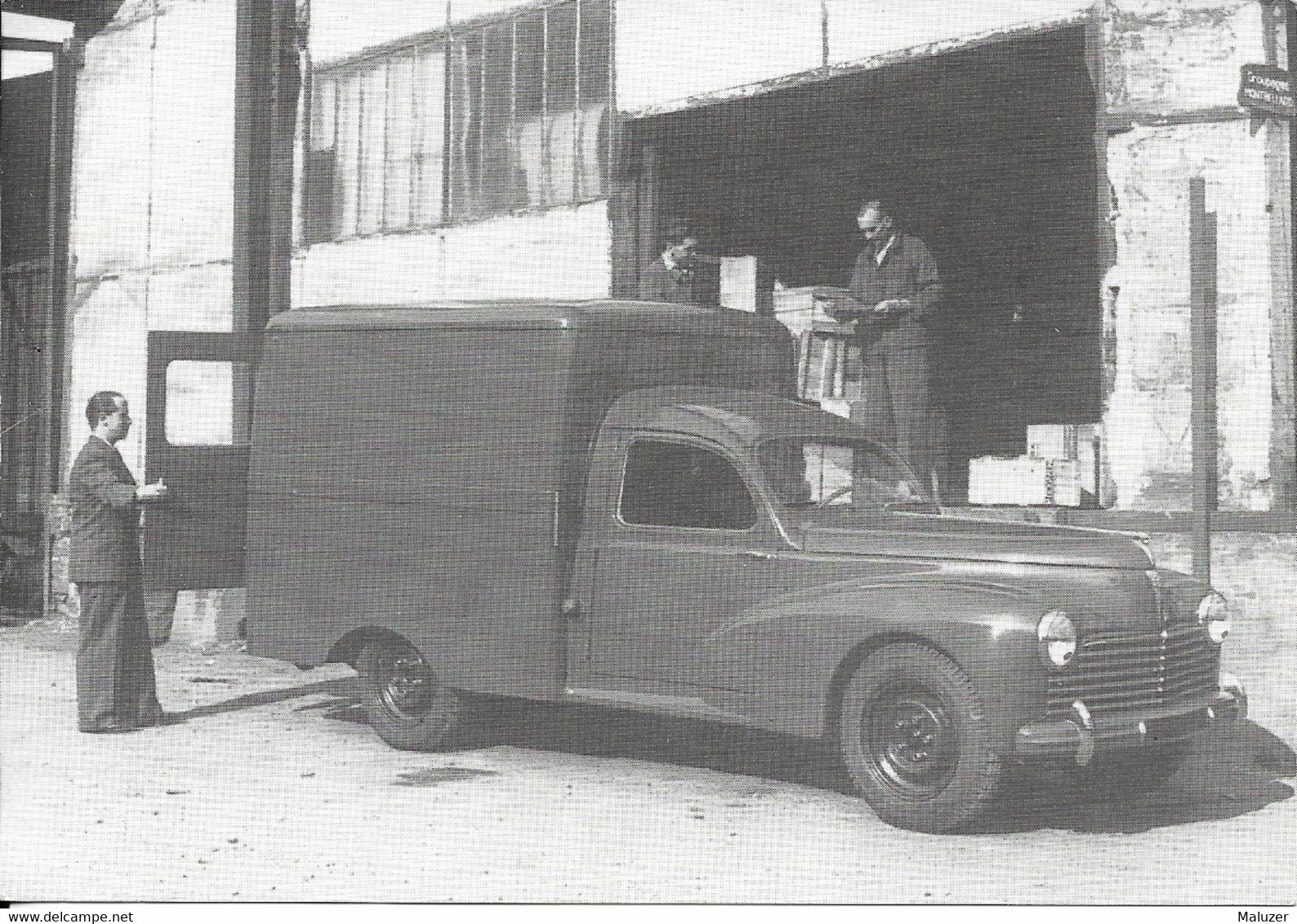 CARTE POSTALE ASSOCIATION DES COLLECTIONNEURS LOMMOIS - 45 ANS DE LA PEUGEOT 203 - AVRIL 1993- N° 786 FOURGON TÔLÉ LOMME - Lomme