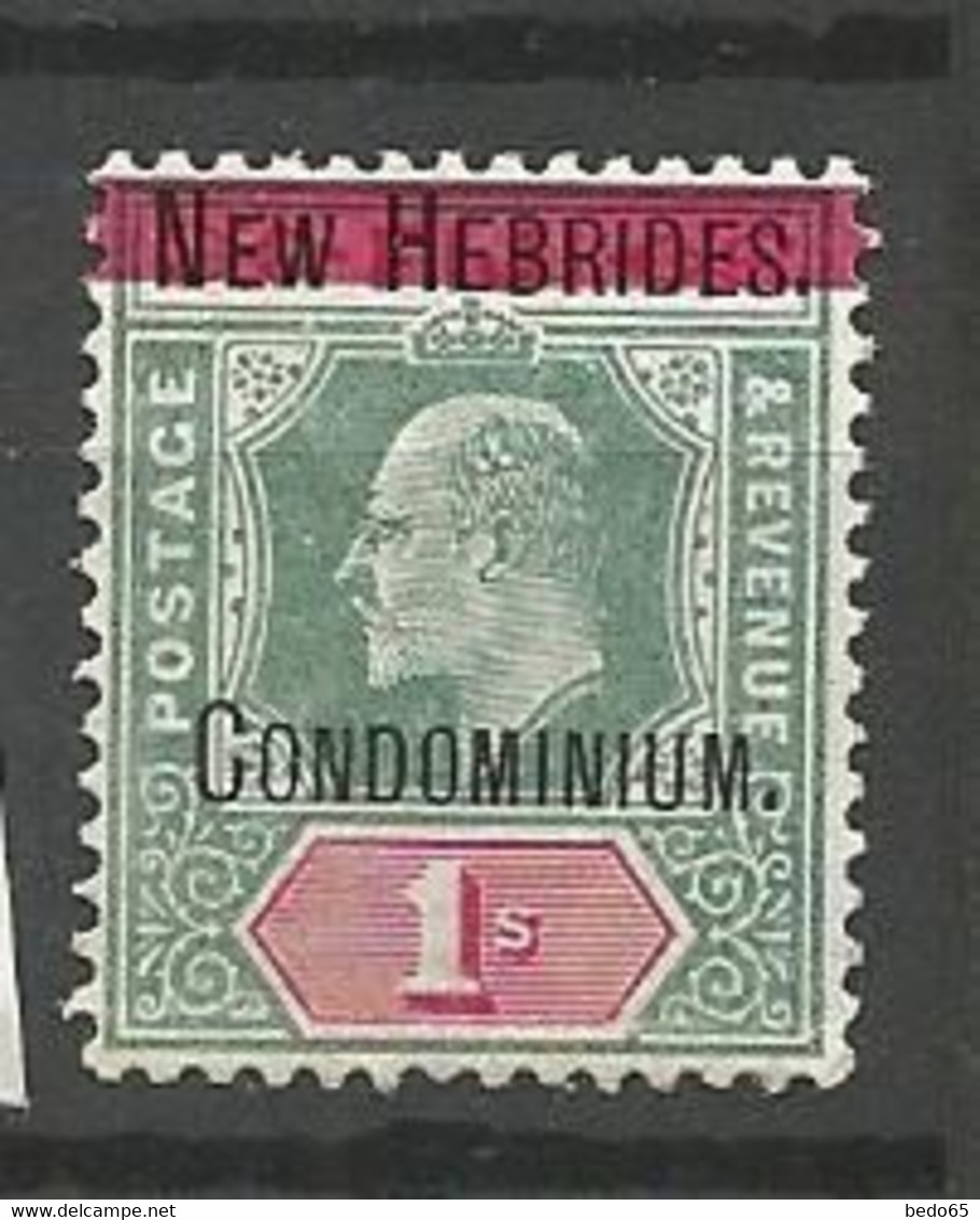 NOUVELLES-HEBRIDES N° 11 NEUF** SANS CHARNIERE   / MNH / Signé CALVES - Ongebruikt