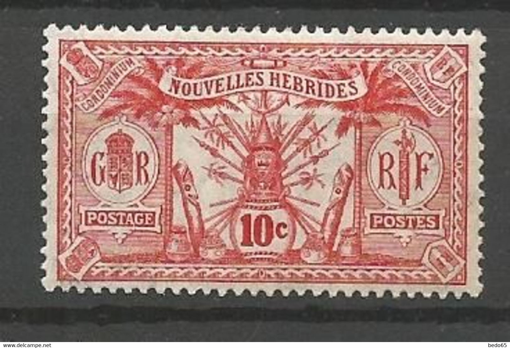 NOUVELLES-HEBRIDES N° 28 NEUF** LUXE  SANS CHARNIERE   / MNH - Nuevos