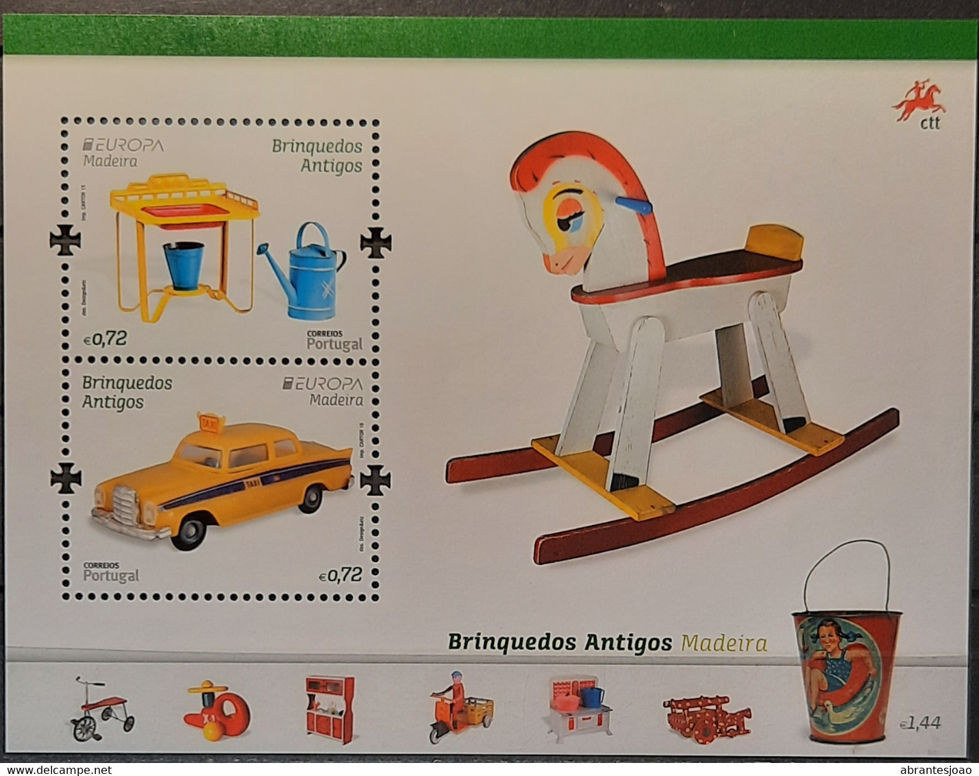 2015 - Portugal - MNH - Europa - Old Toys - Madeira - Souvenir Sheet Of 1 Stamp - Nuevos