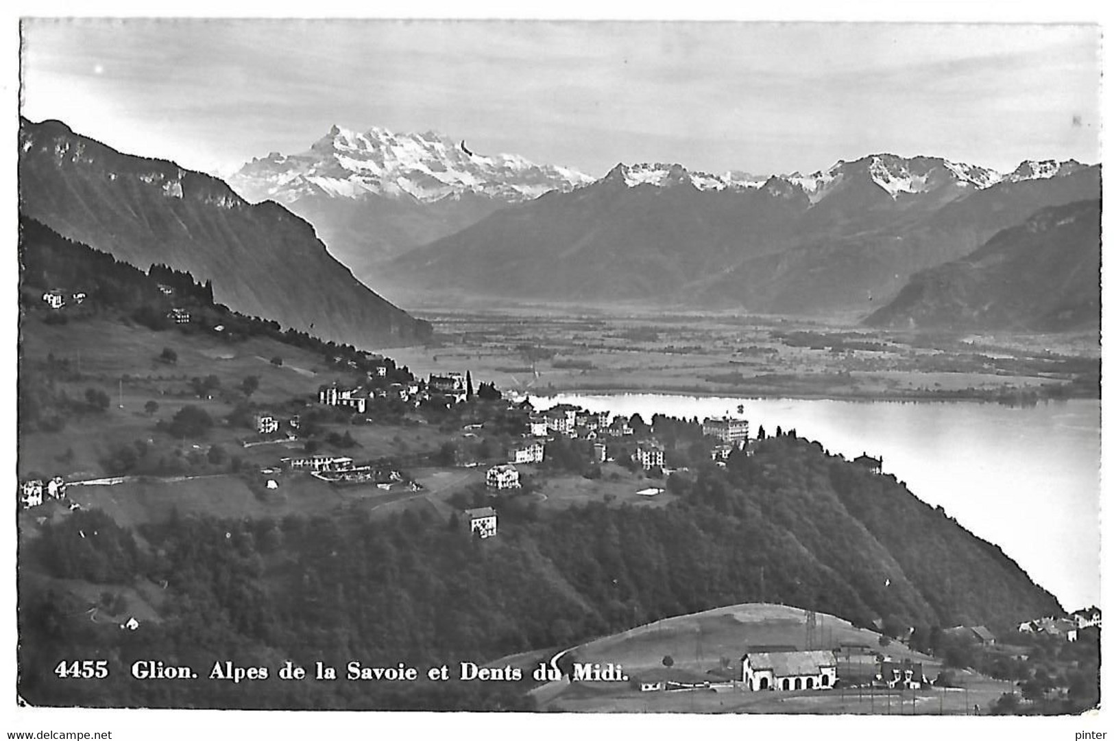 SUISSE - GLION - Alpes De La Savoie Et Dents Du Midi - Ilanz/Glion