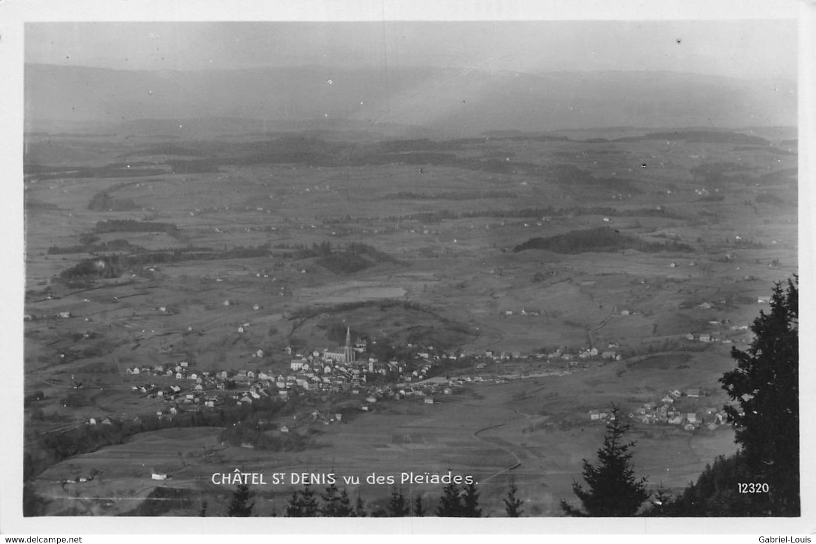 Châtel-St. Denis  Vu Des Pleïades - Autres & Non Classés