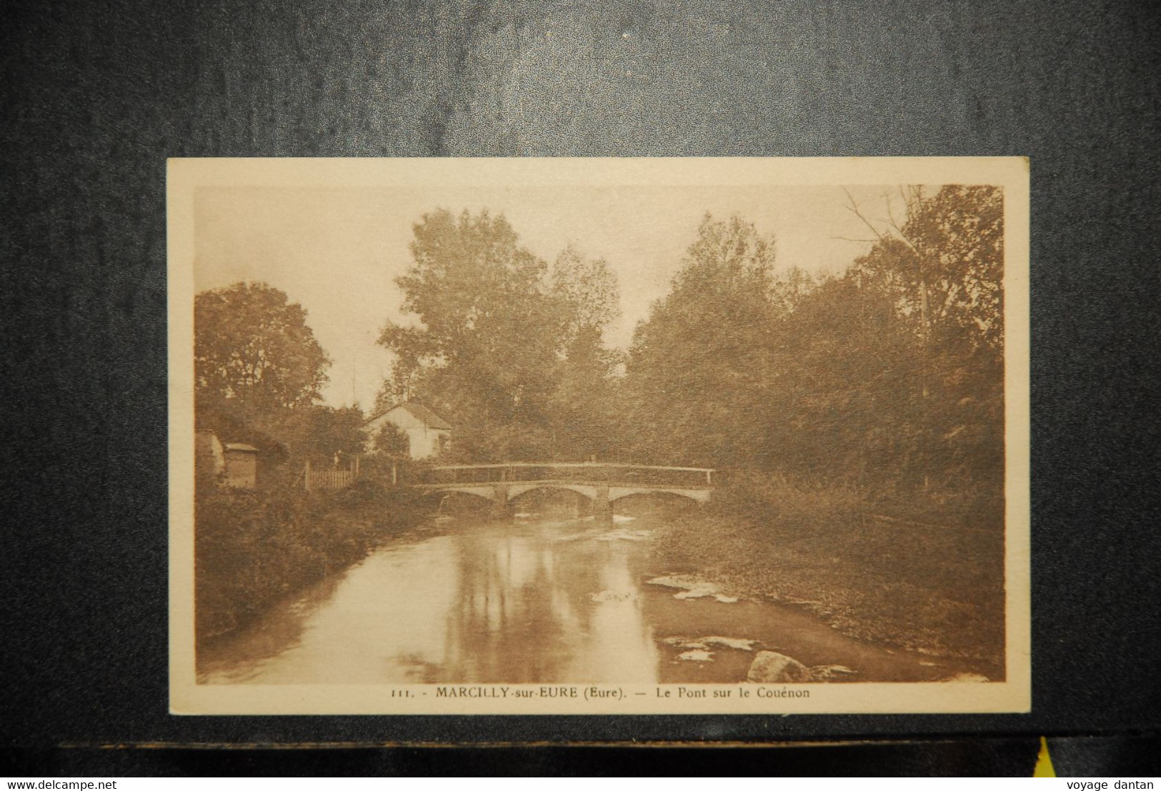 CP, 27, MARCILLY SUR EURE - Pont Sur Le Couénon - Marcilly-sur-Eure