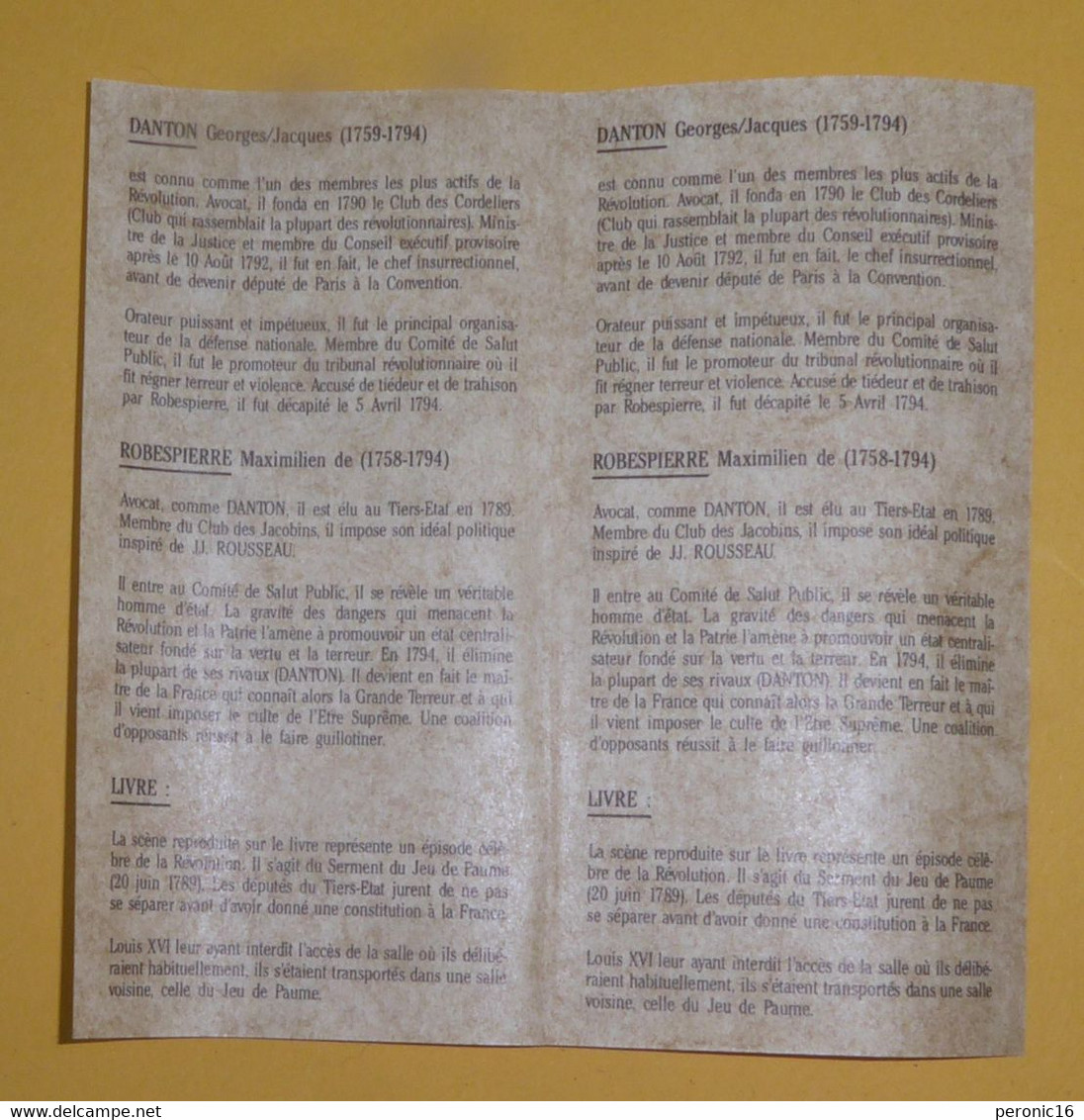 NAPOLEON Cognac CAMUS - Révolution Française - 1789-1989 livre en porcelaine de Limoges dans son coffret