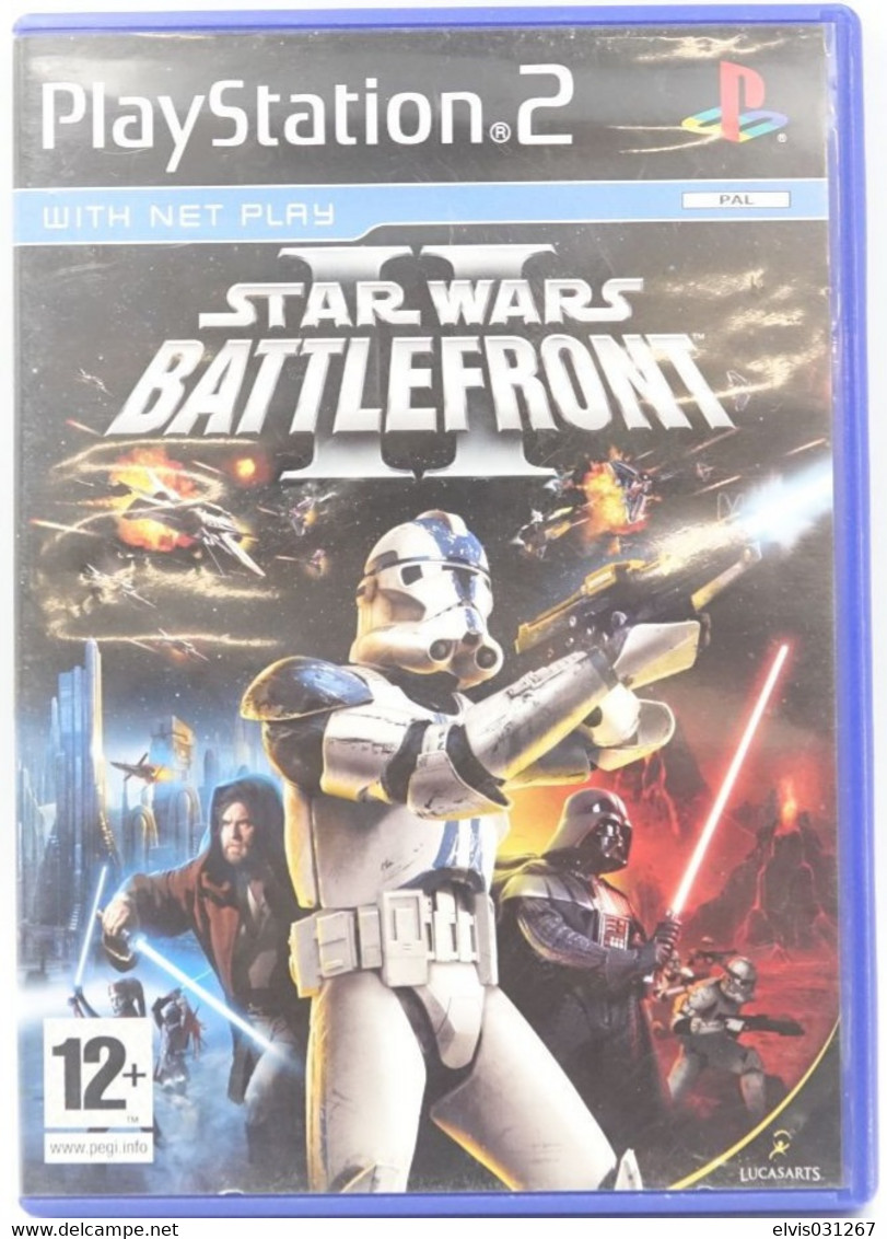 SONY PLAYSTATION TWO 2 PS2 : STAR WARS BATTLEFRONT II 2 - UBISOFT - Playstation 2