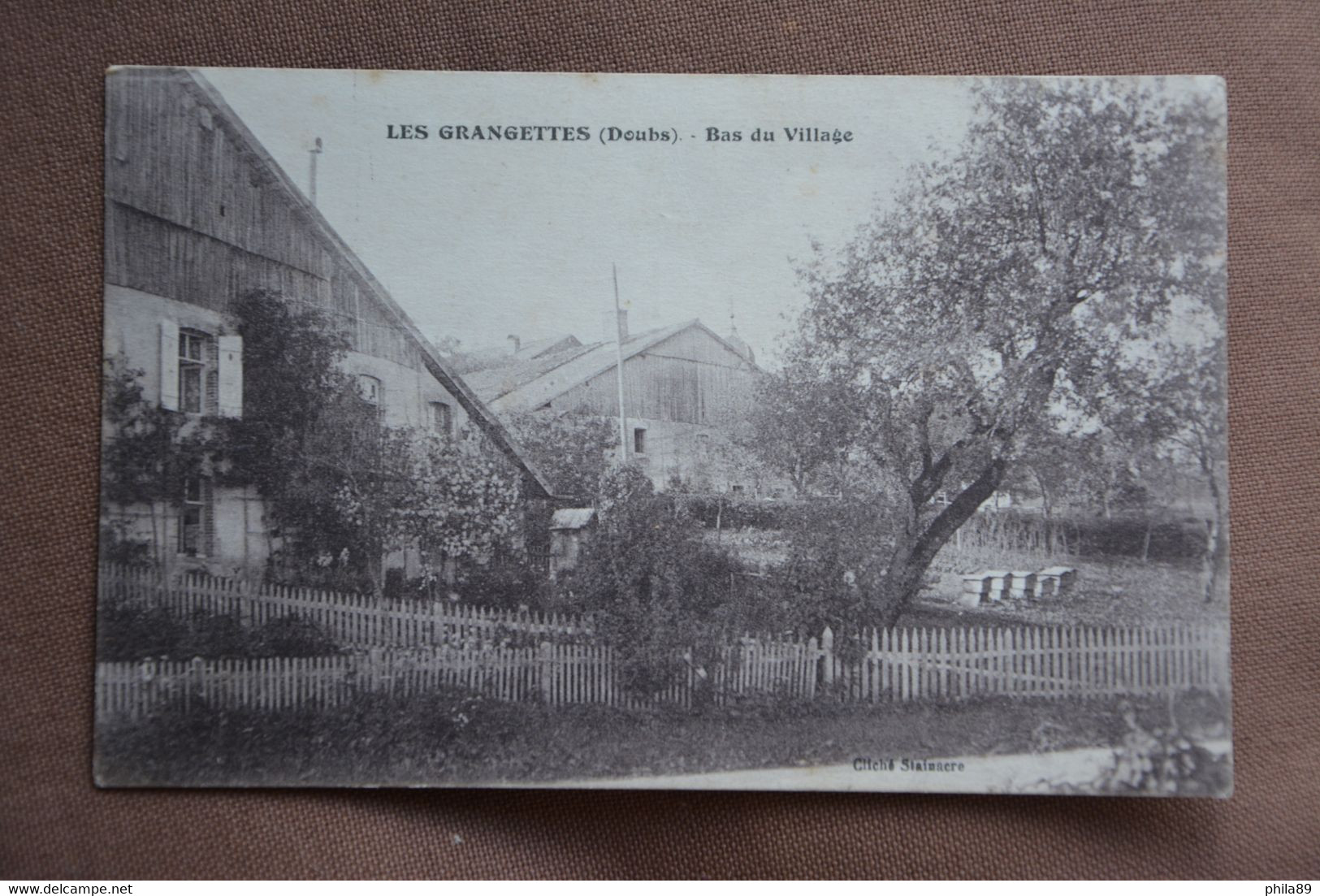 Les GRANGETTES-bas Du Village-tres Rare Carte - Andere & Zonder Classificatie