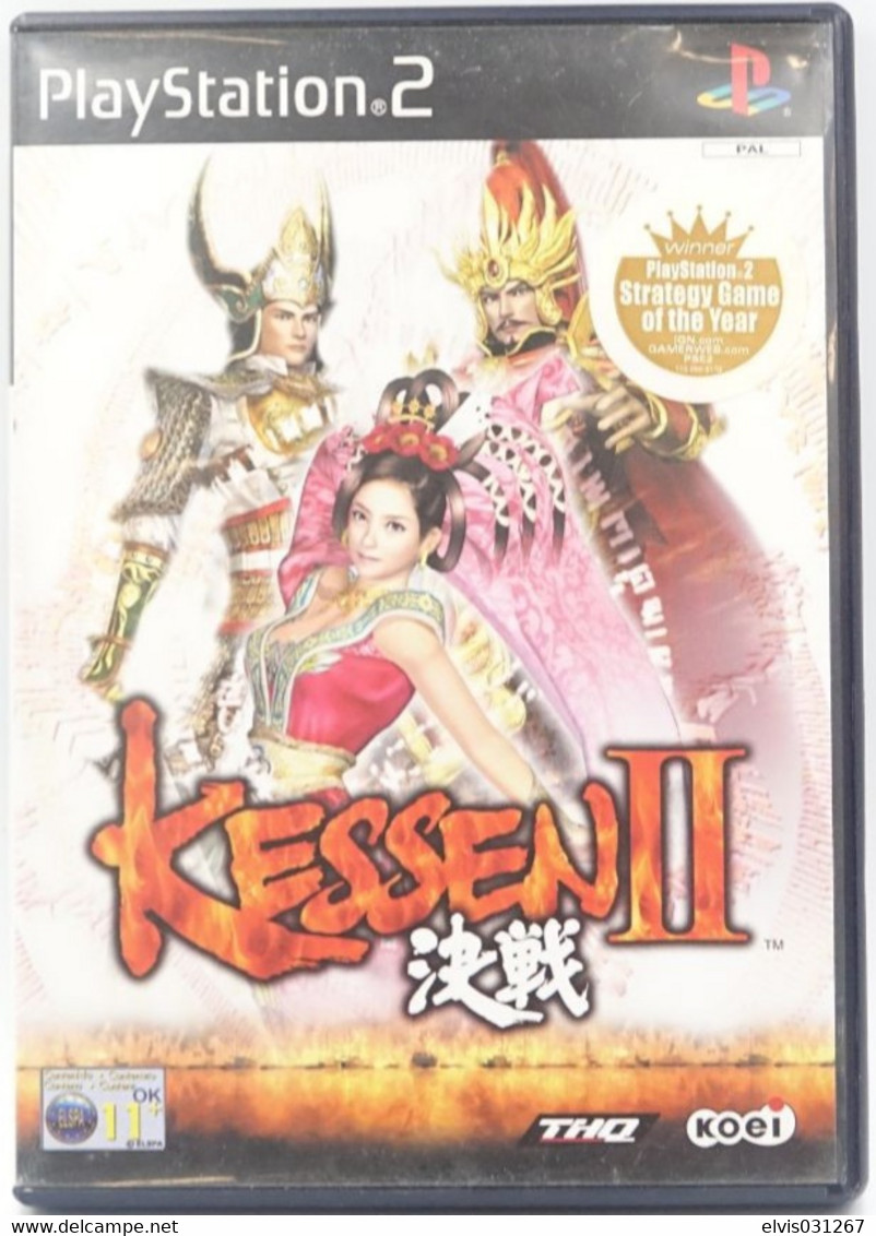 SONY PLAYSTATION TWO 2 PS2 : KESSEN II 2 - THQ - Playstation 2