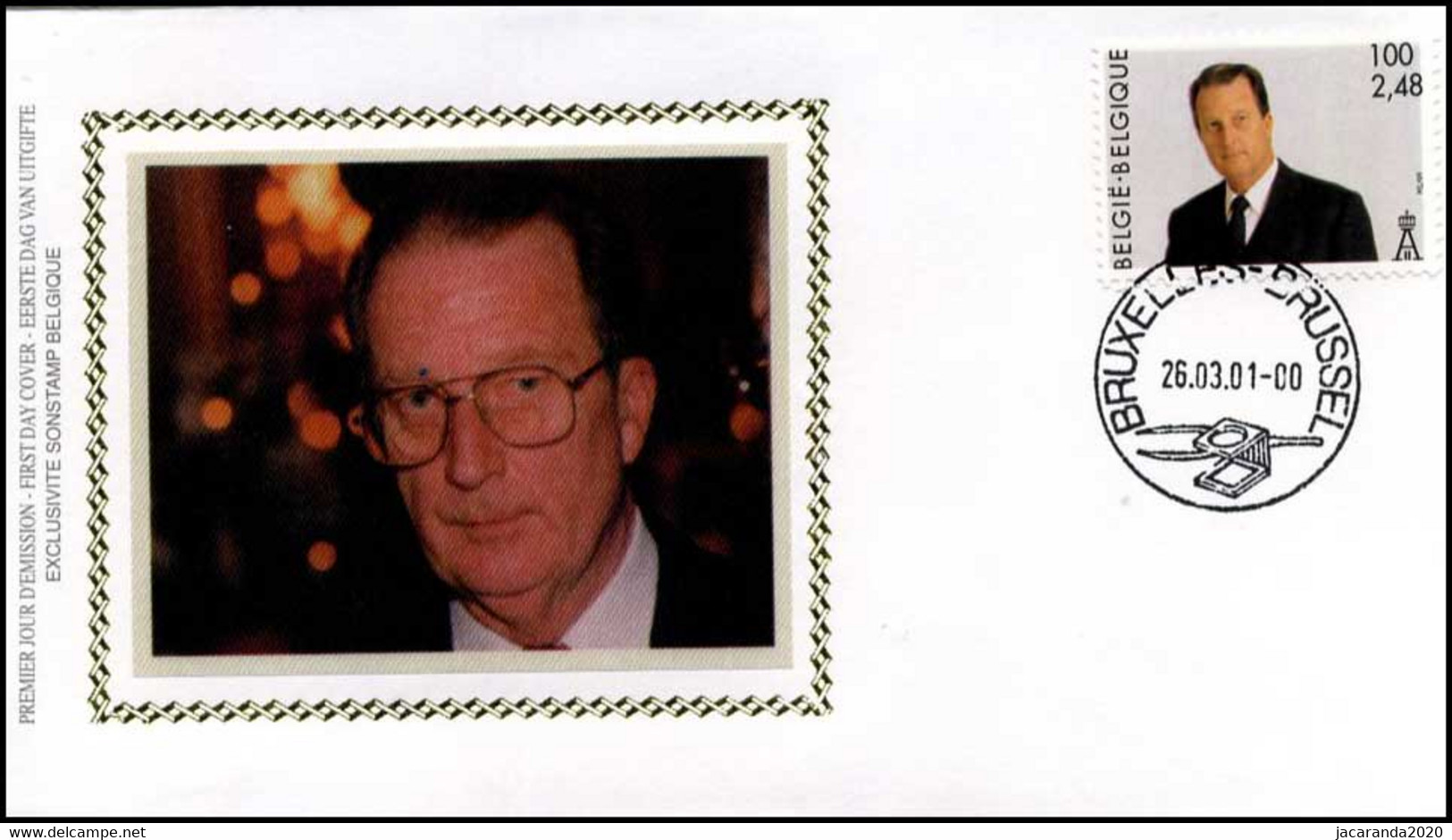 2984 - FDC Zijde - Koning Albert II #2 - 2001-2010