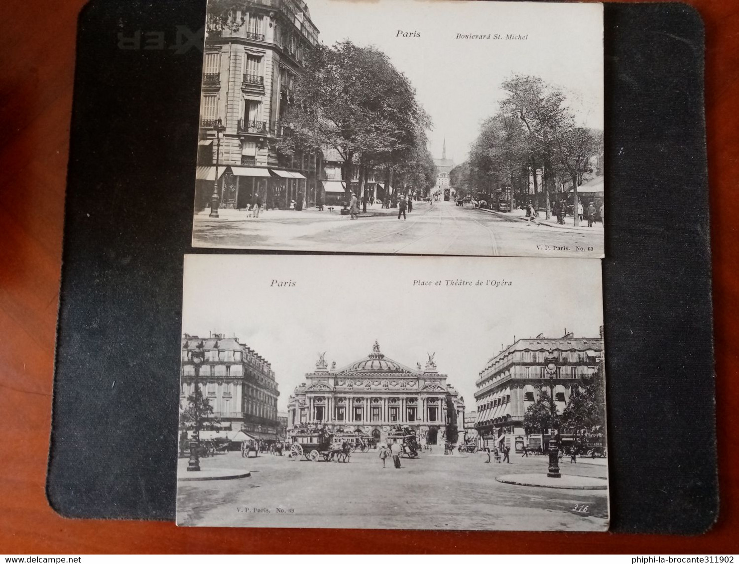 H4- LOT de 17 CARTES DE PARIS