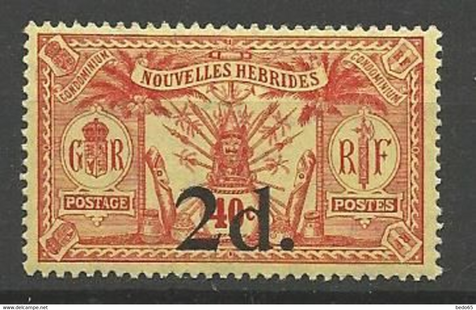 NOUVELLES-HEBRIDES N° 68 NEUF** SANS CHARNIERE   / MNH - Neufs